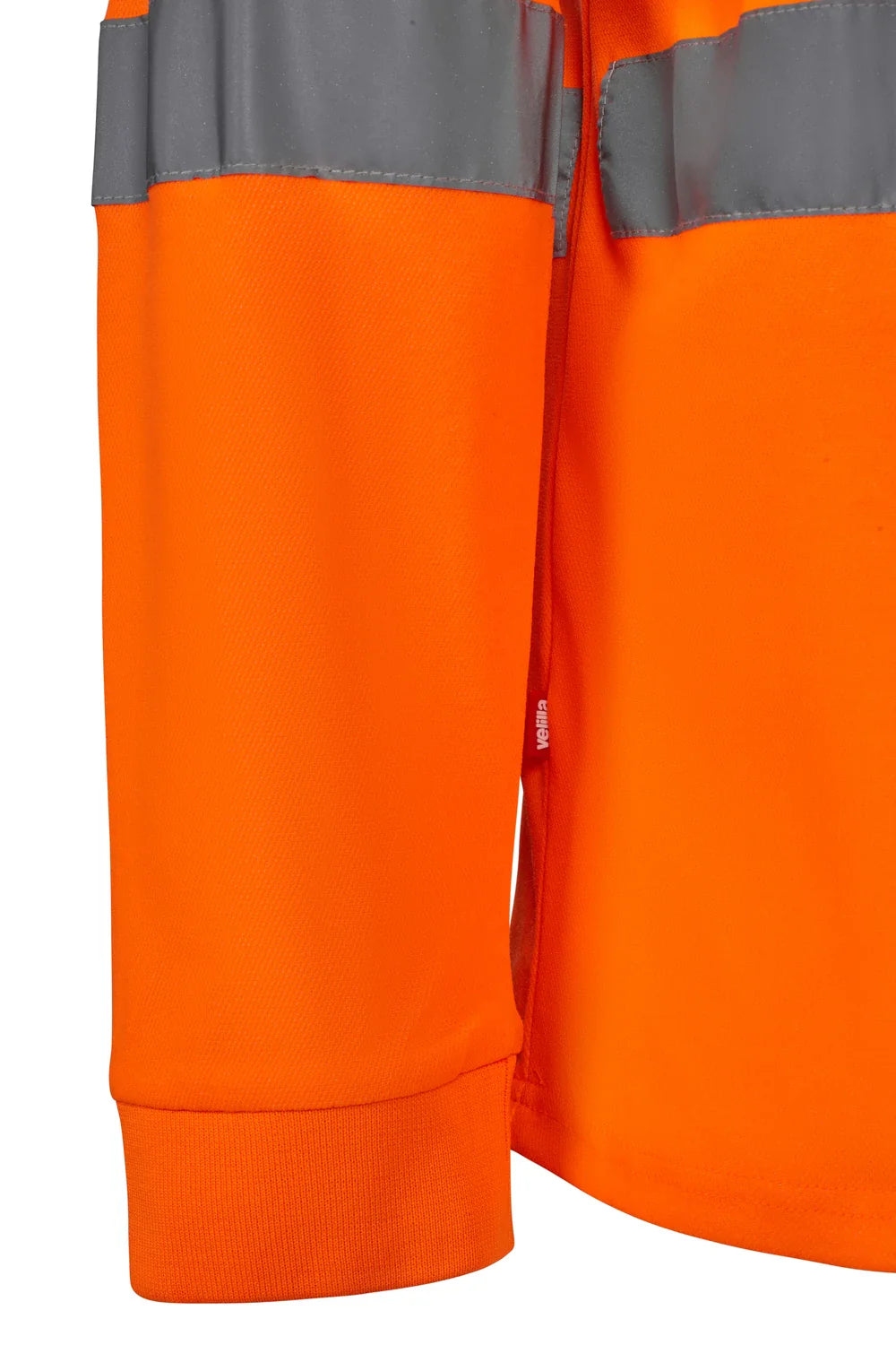 Tricou maneca lunga reflectorizant poliester 140g portocaliu fluo V305604