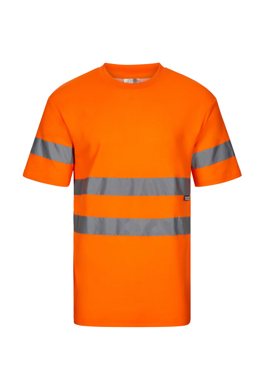 Tricou reflectorizant bumbac 150g maneca scurta Portocaliu fluo V305612