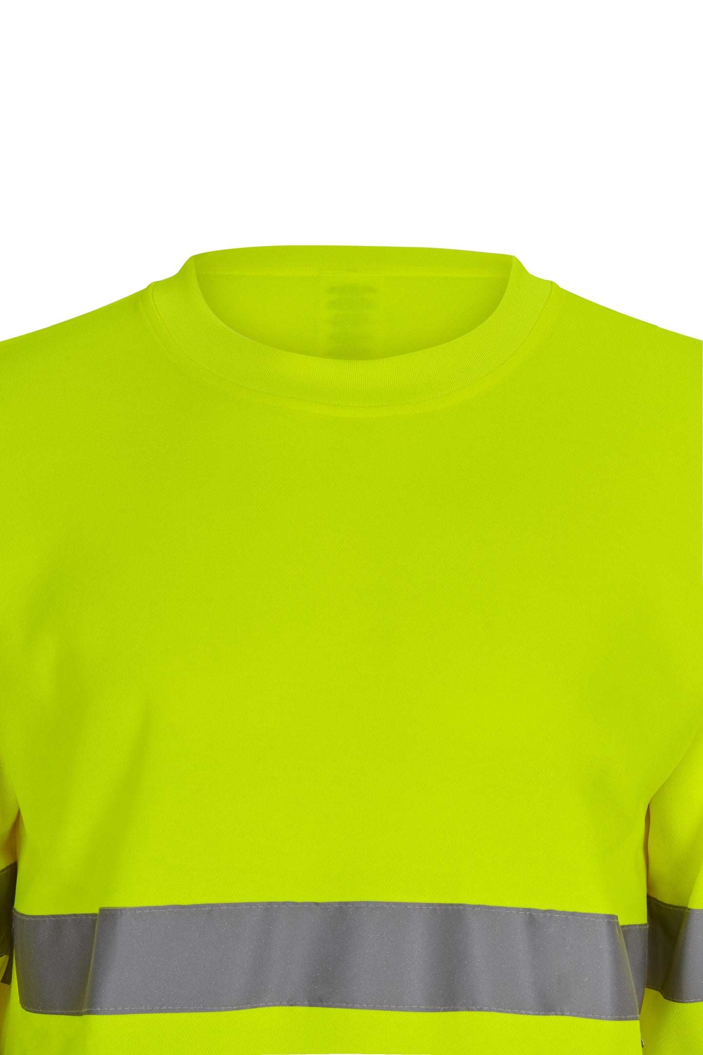 Tricou reflectorizant bumbac 150g maneca lunga Galben fluo V305614