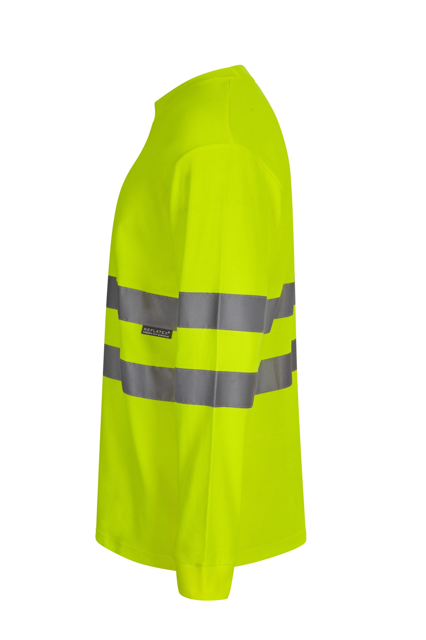 Tricou reflectorizant bumbac 150g maneca lunga Galben fluo V305614