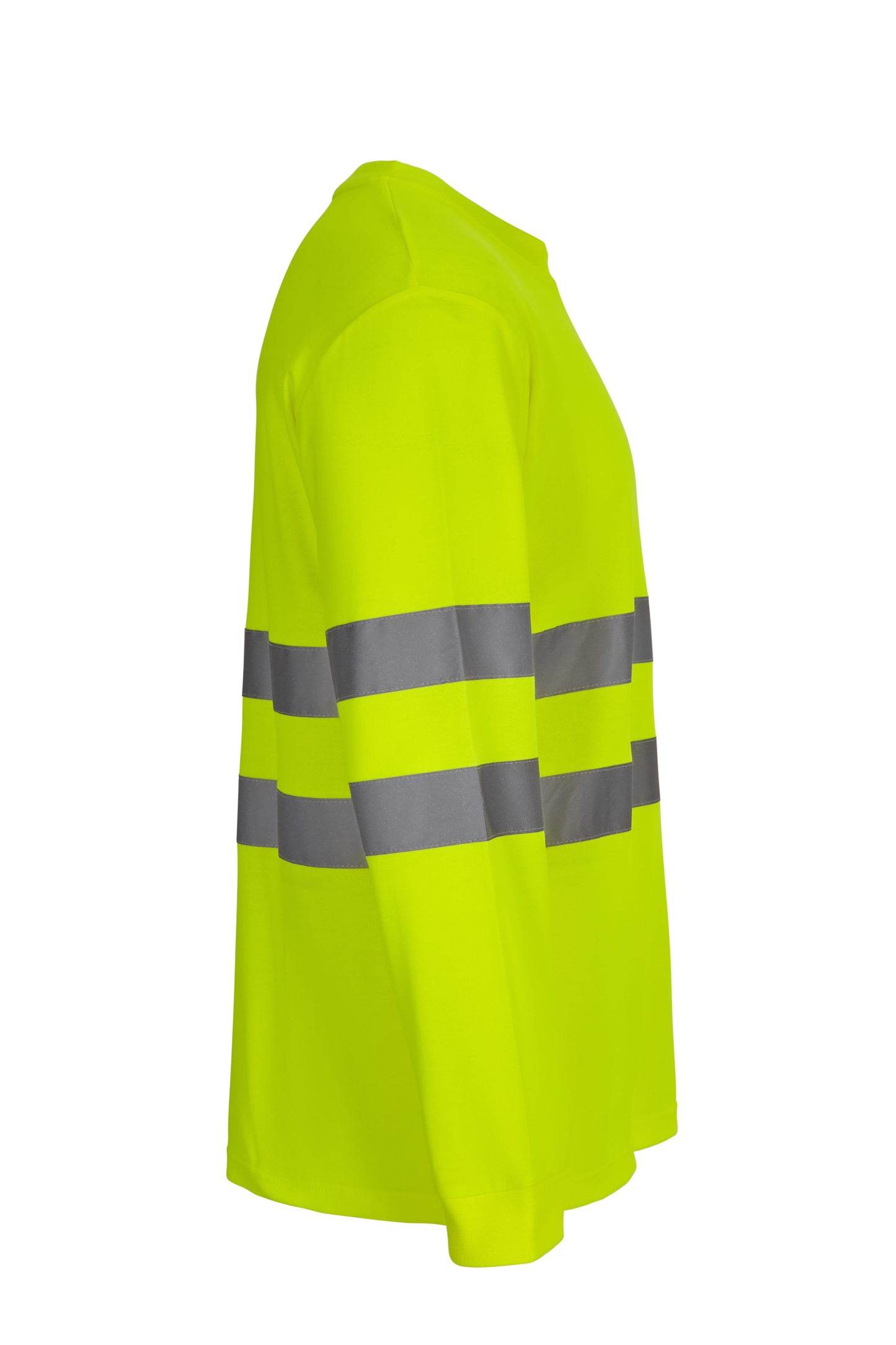 Tricou reflectorizant bumbac 150g maneca lunga Galben fluo V305614