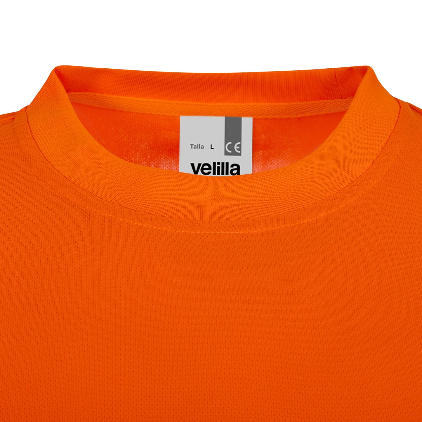 Tricou cu benzi reflectorizante segmentate maneca scurta GRS portocaliu hi-vis V305632