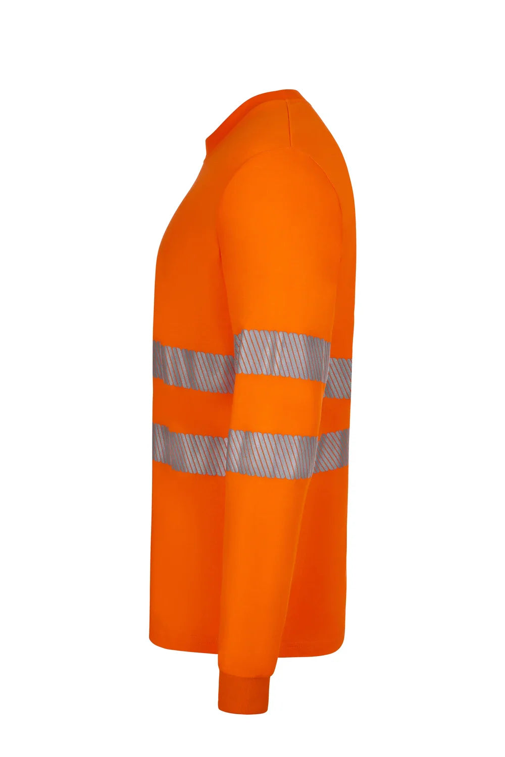 Tricou maneca lunga reflectorizant bumbac/poliester 150g portocaliu fluo V305644