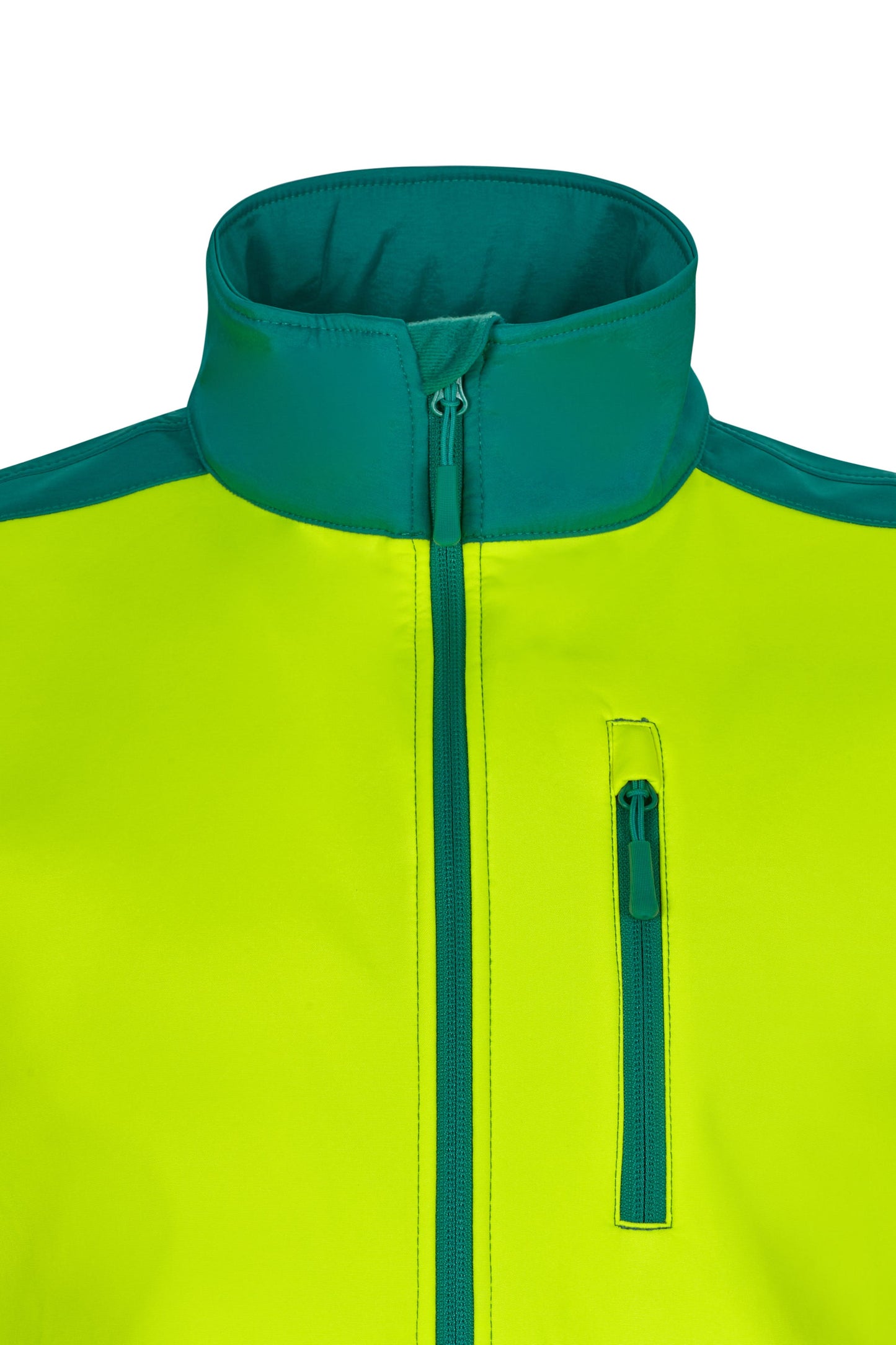 Jacheta reflectorizanta soft shell 280g Verde/Galben V305906