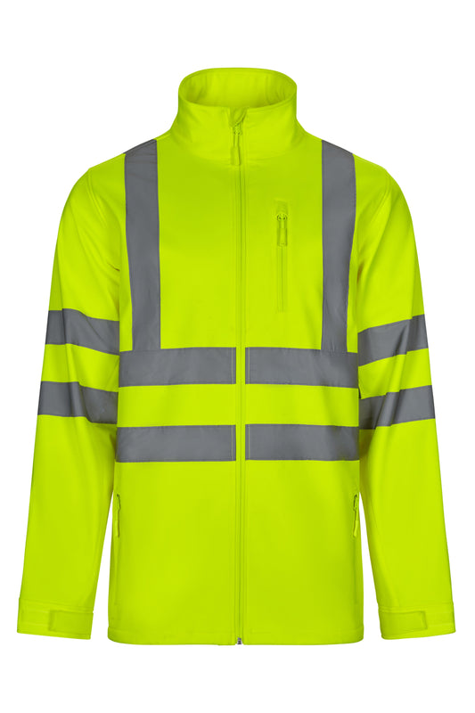 Jacheta reflectorizanta soft shell 280g Galben fluo V306005