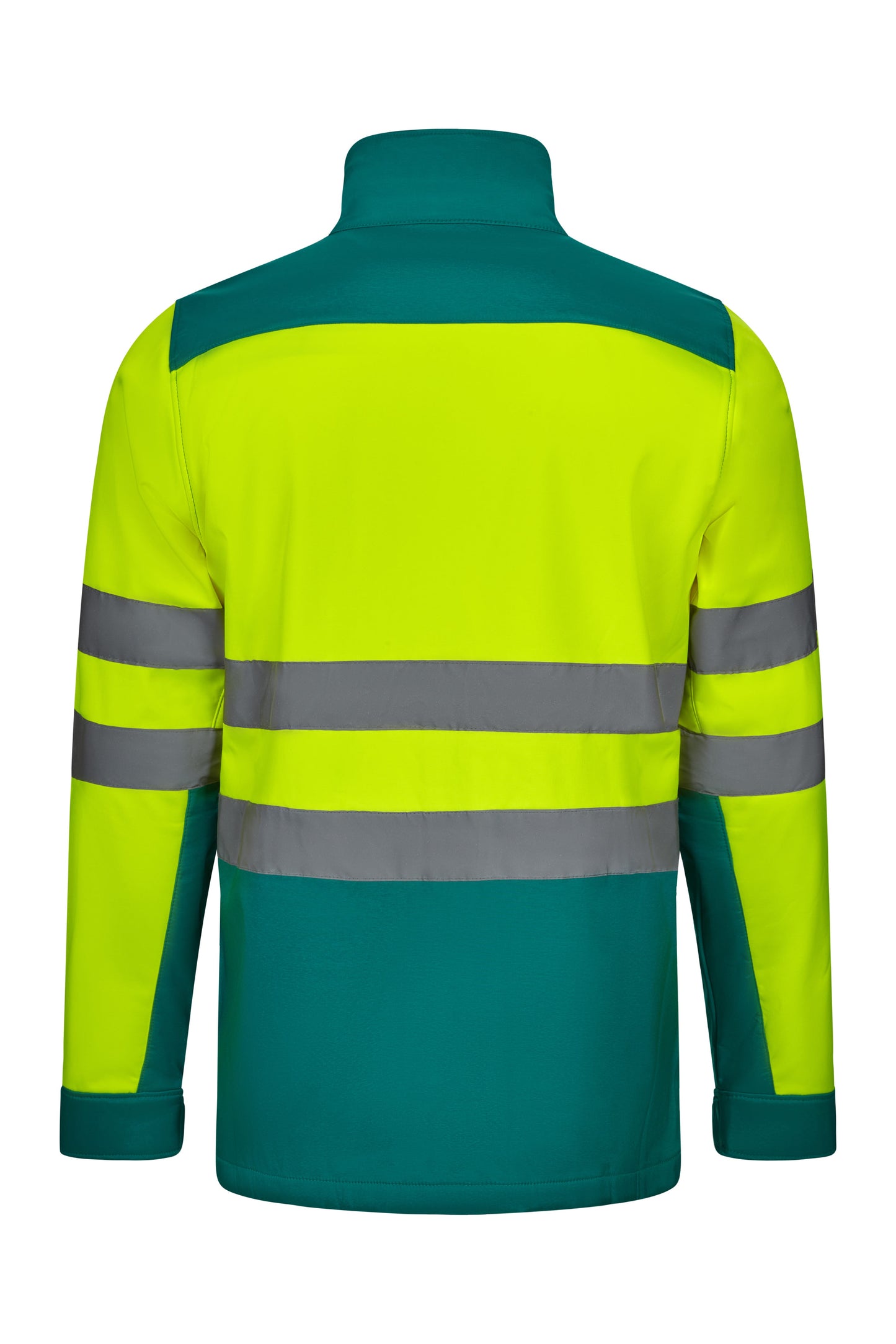 Jacheta reflectorizanta soft shell 280g Verde/Galben V306006