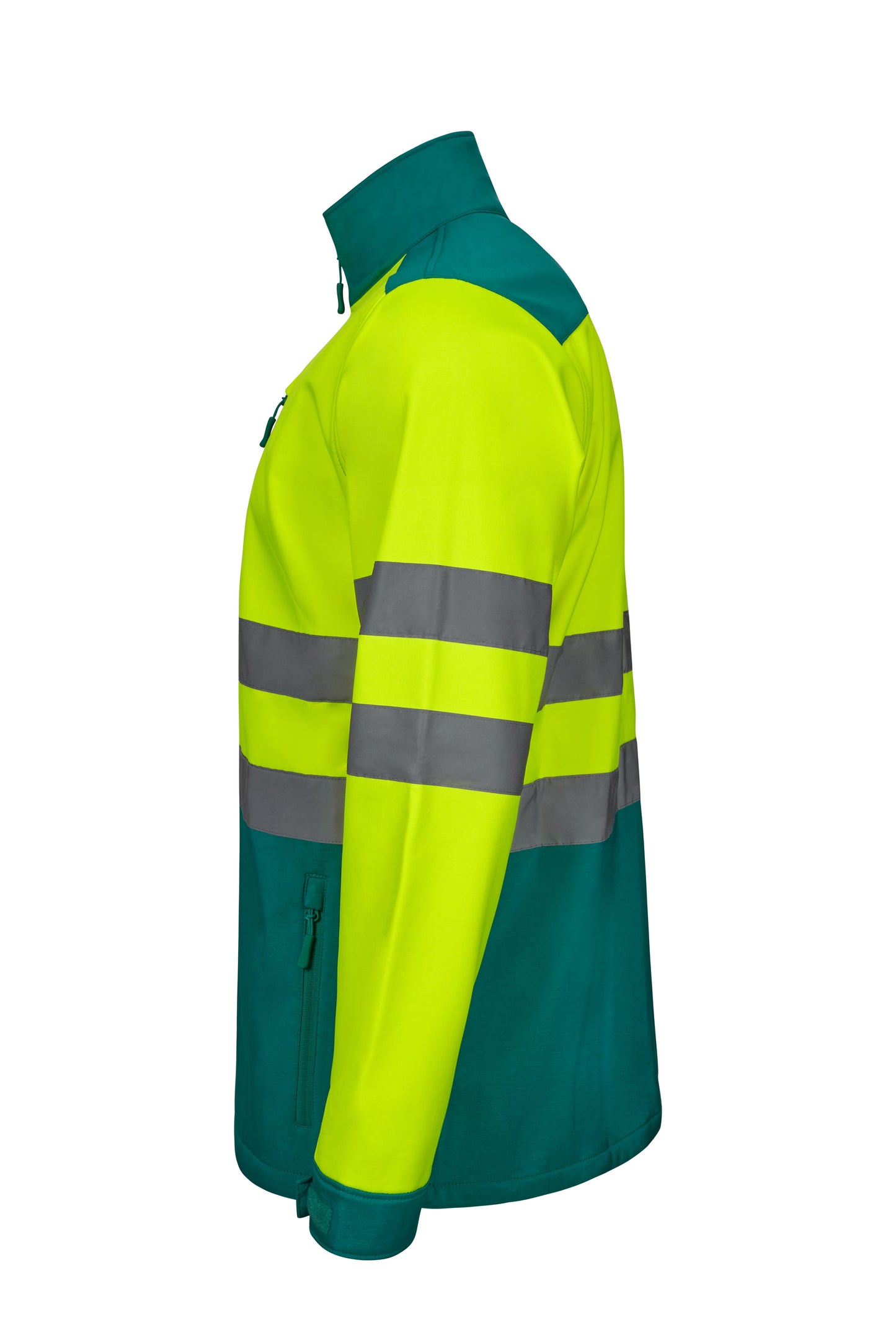 Jacheta reflectorizanta soft shell 280g Verde/Galben V306006