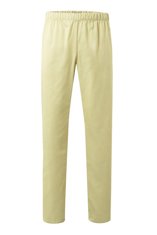 Pantaloni medicali tercot 190g galben deschis V333