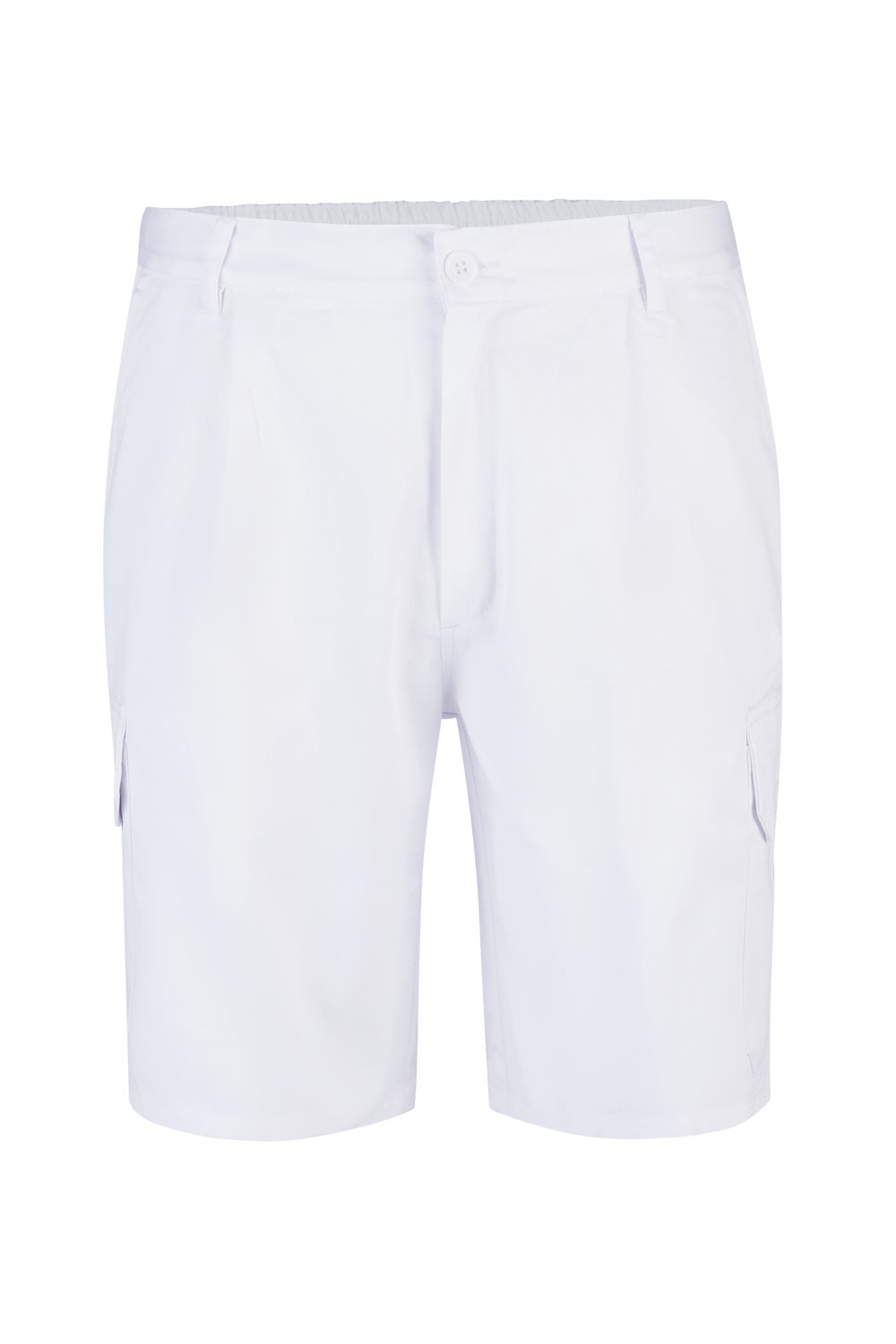 Pantaloni scurti tercot 200g Alb V344