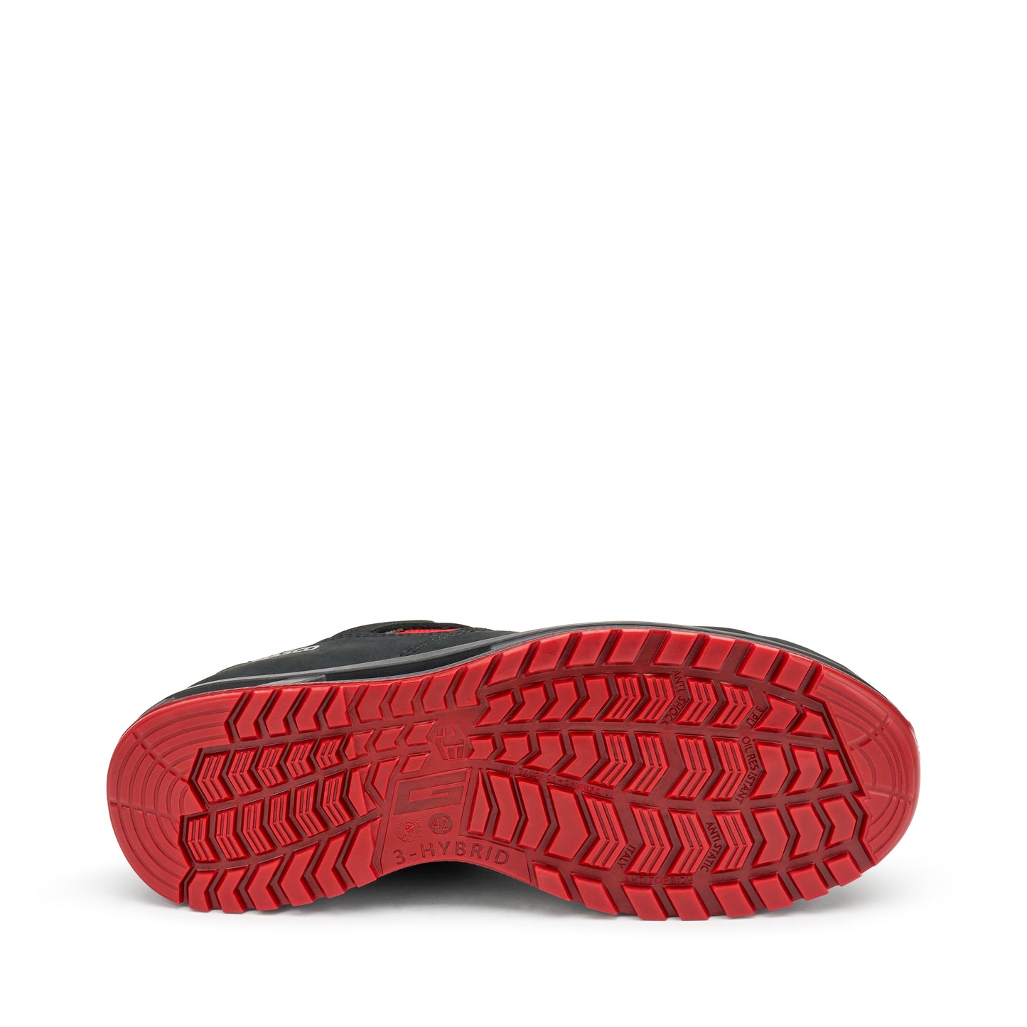 Pantofi S3L FO SR negru/rosu PAG GIASCO