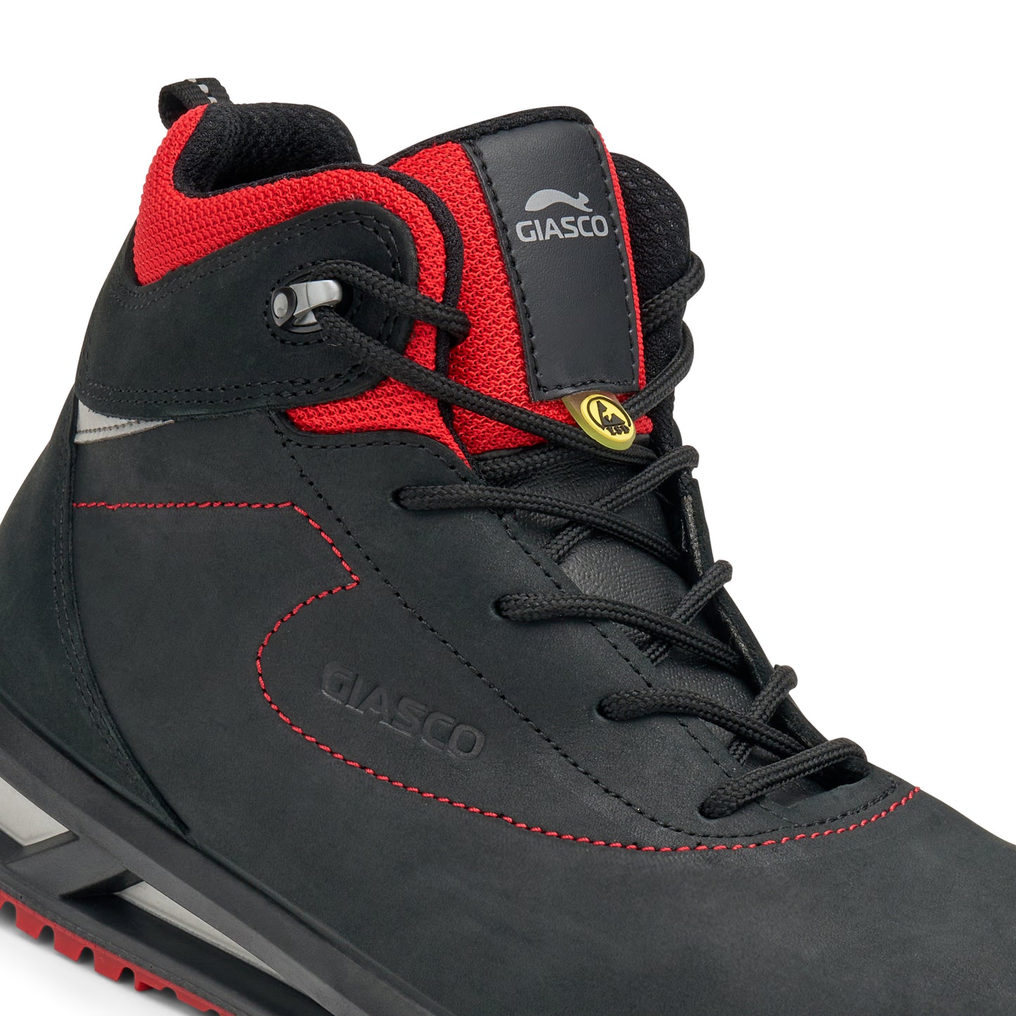 Pantofi S3L FO SR negru/rosu KRK GIASCO