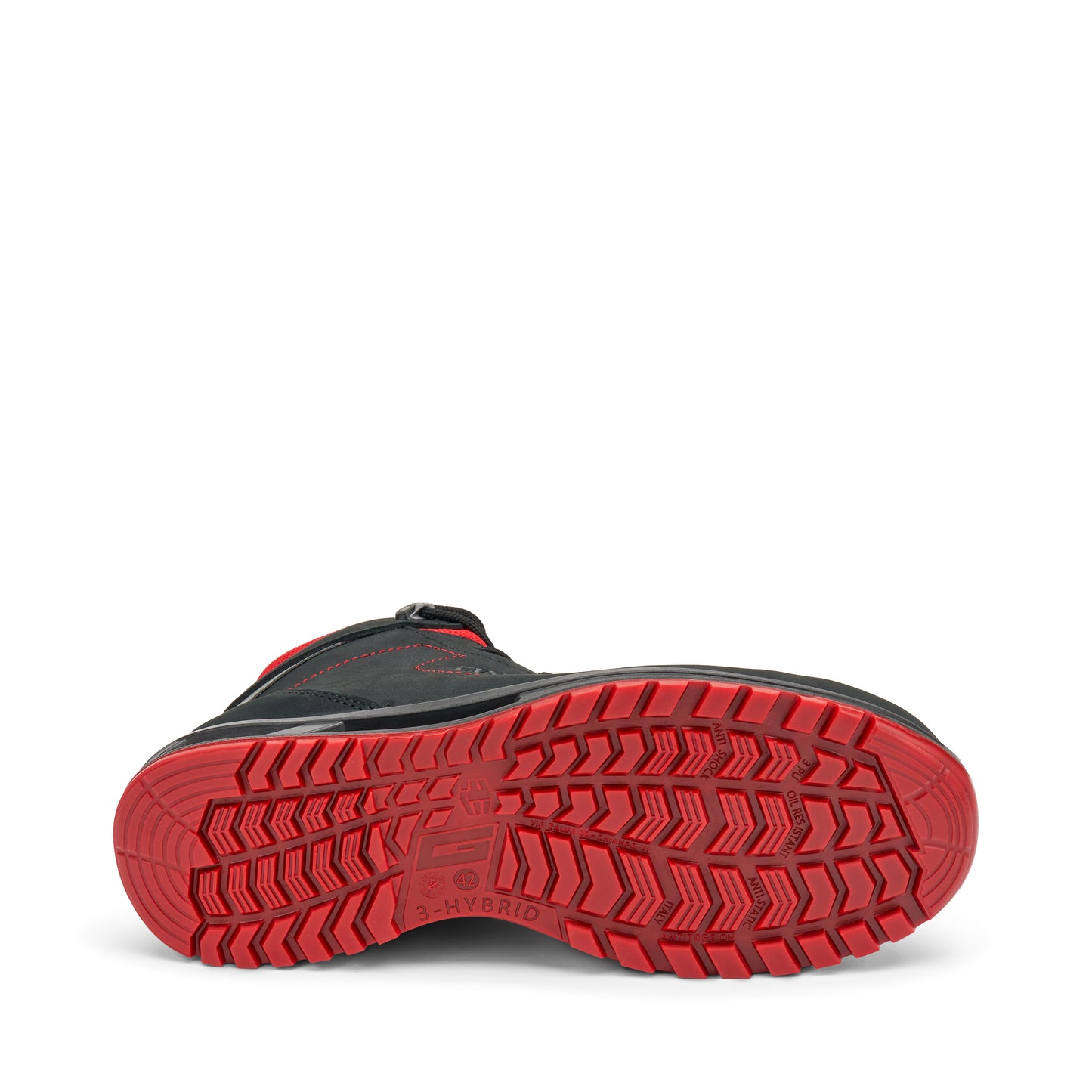 Pantofi S3L FO SR negru/rosu KRK GIASCO