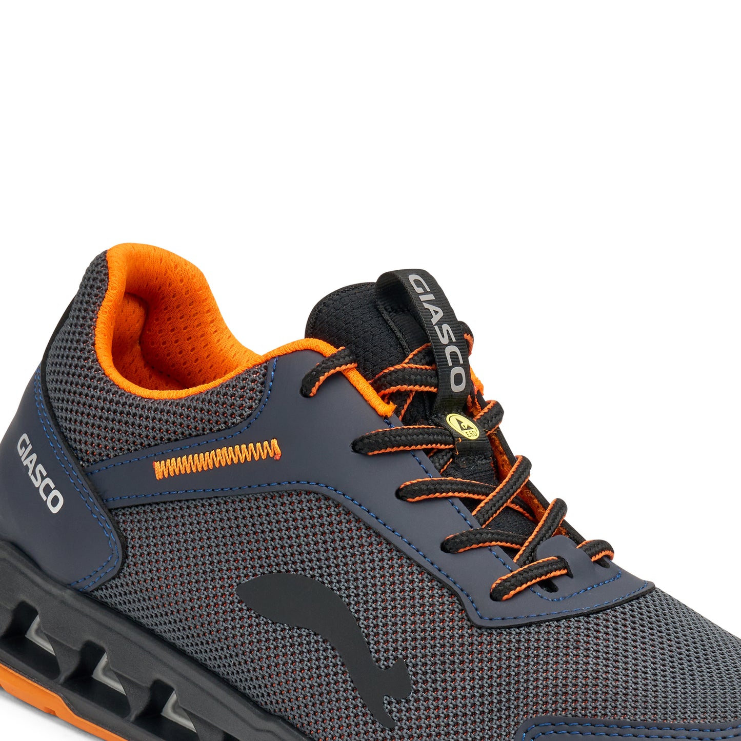Pantofi S1PL FO SR bleumarin/portocaliu STAR GIASCO