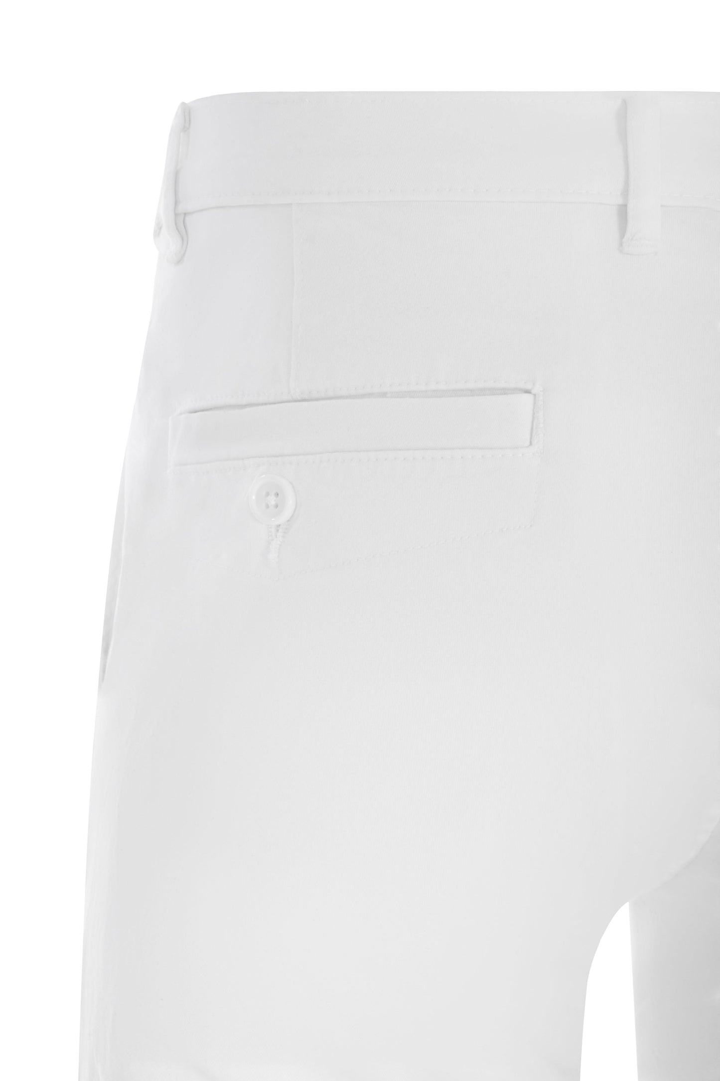 Pantaloni chino stretch unisex Alb V403010S