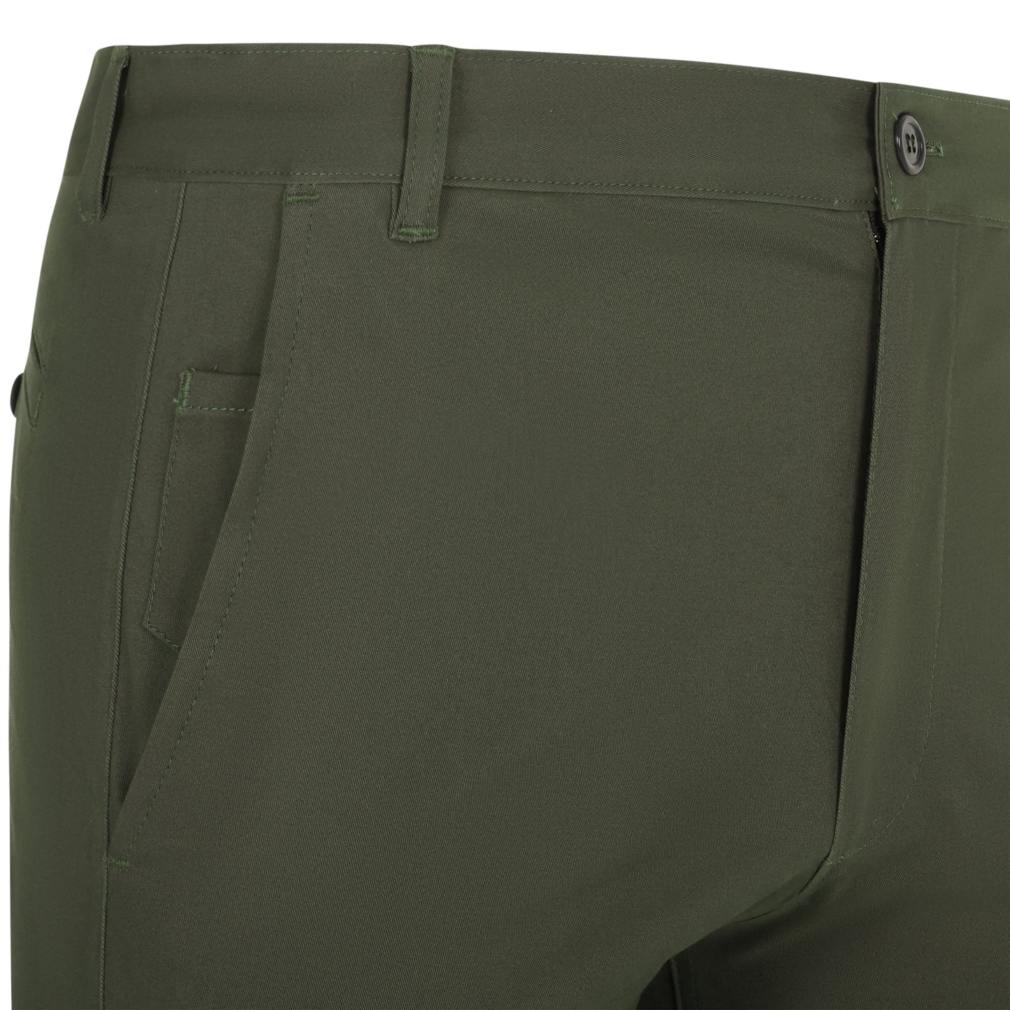 Pantaloni chino stretch unisex Verde masliniu V403010S