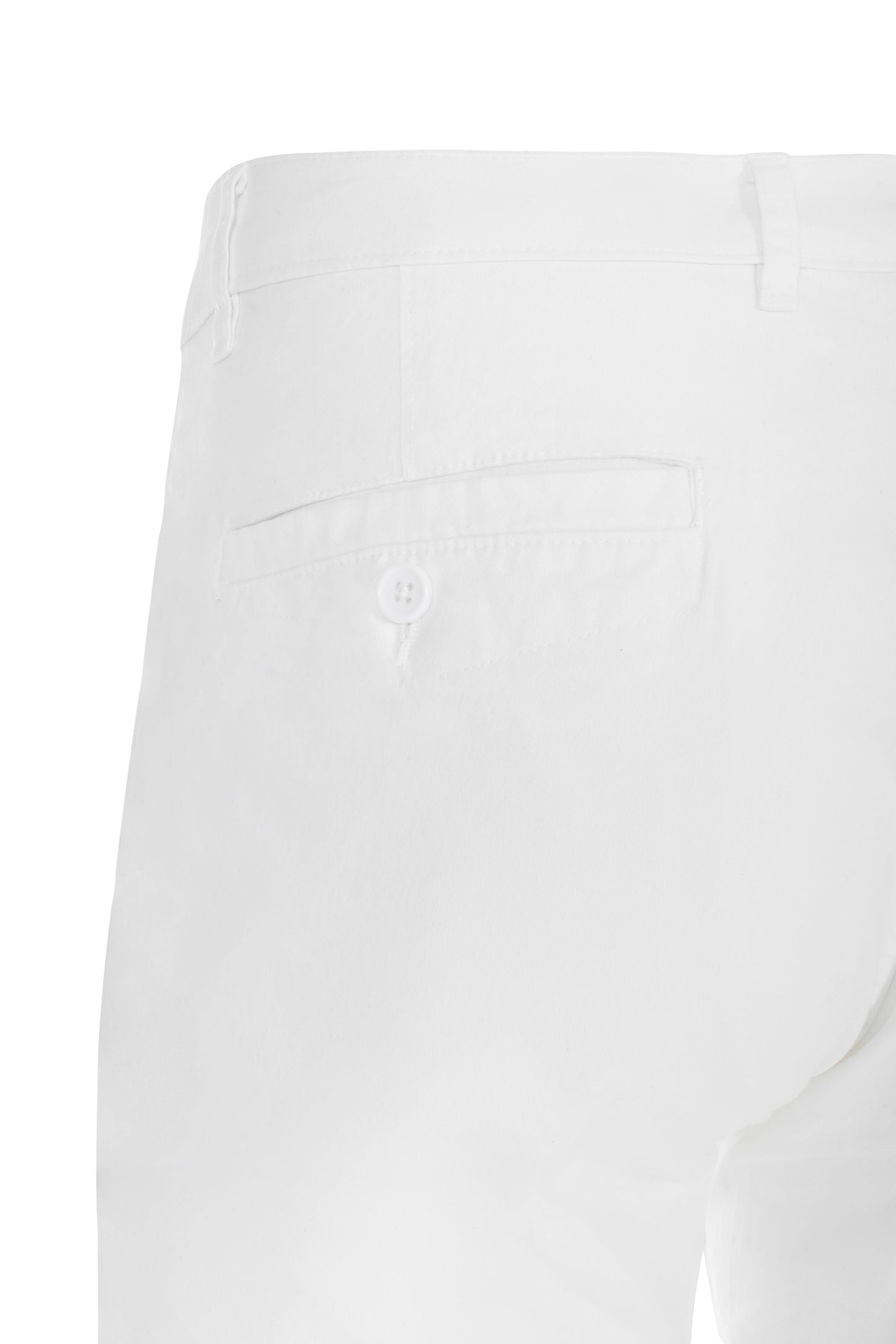 Pantaloni scurti chino stretch unisex Alb V403011S