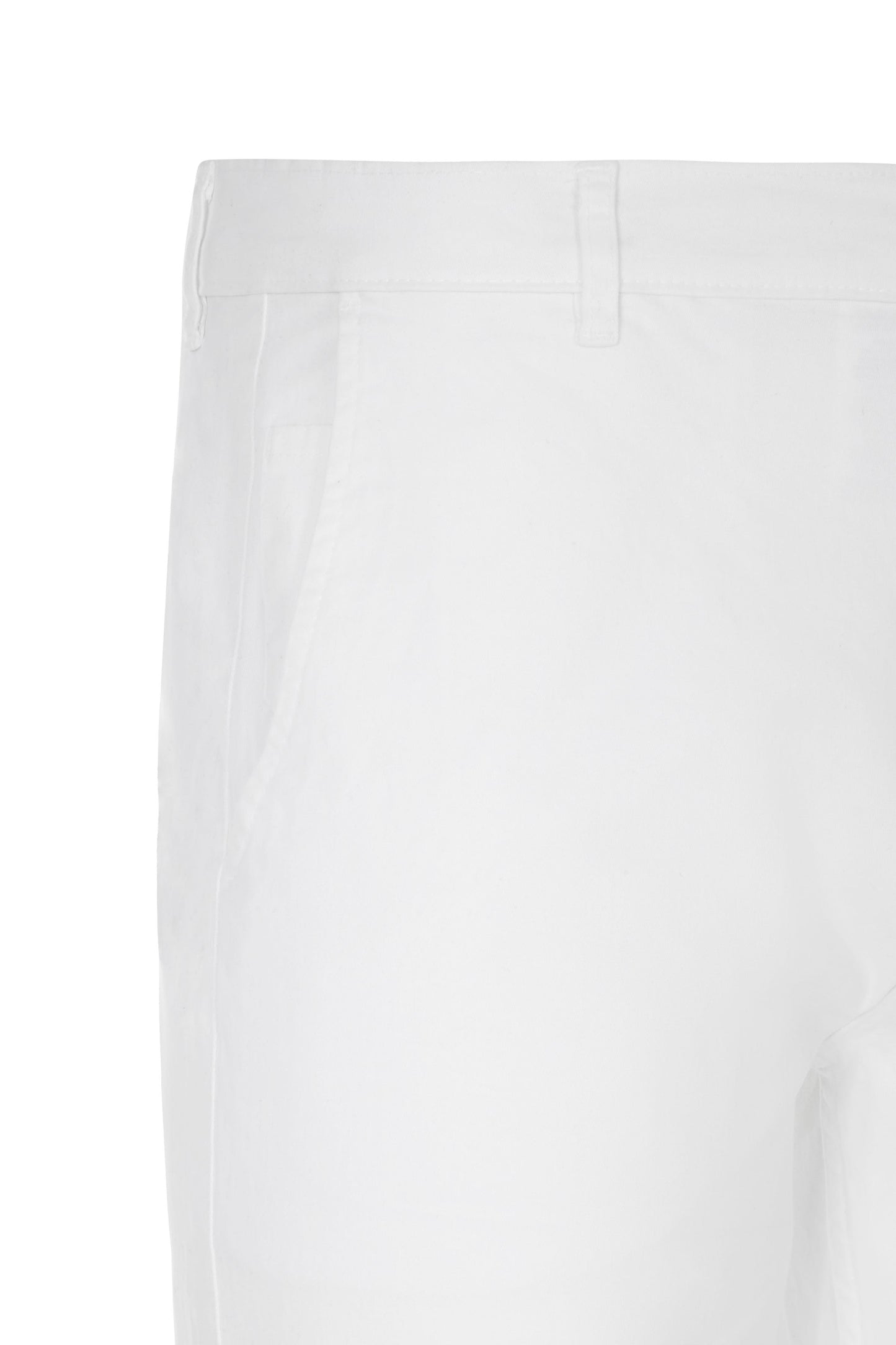 Pantaloni scurti chino stretch unisex Alb V403011S