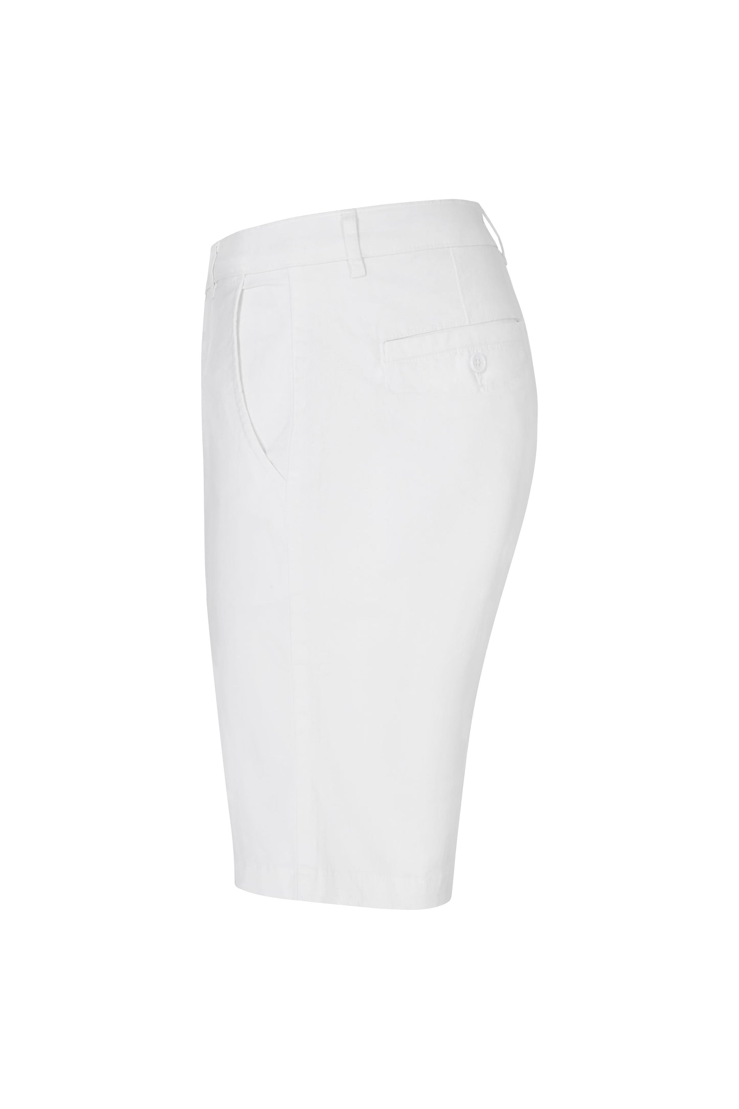 Pantaloni scurti chino stretch unisex Alb V403011S