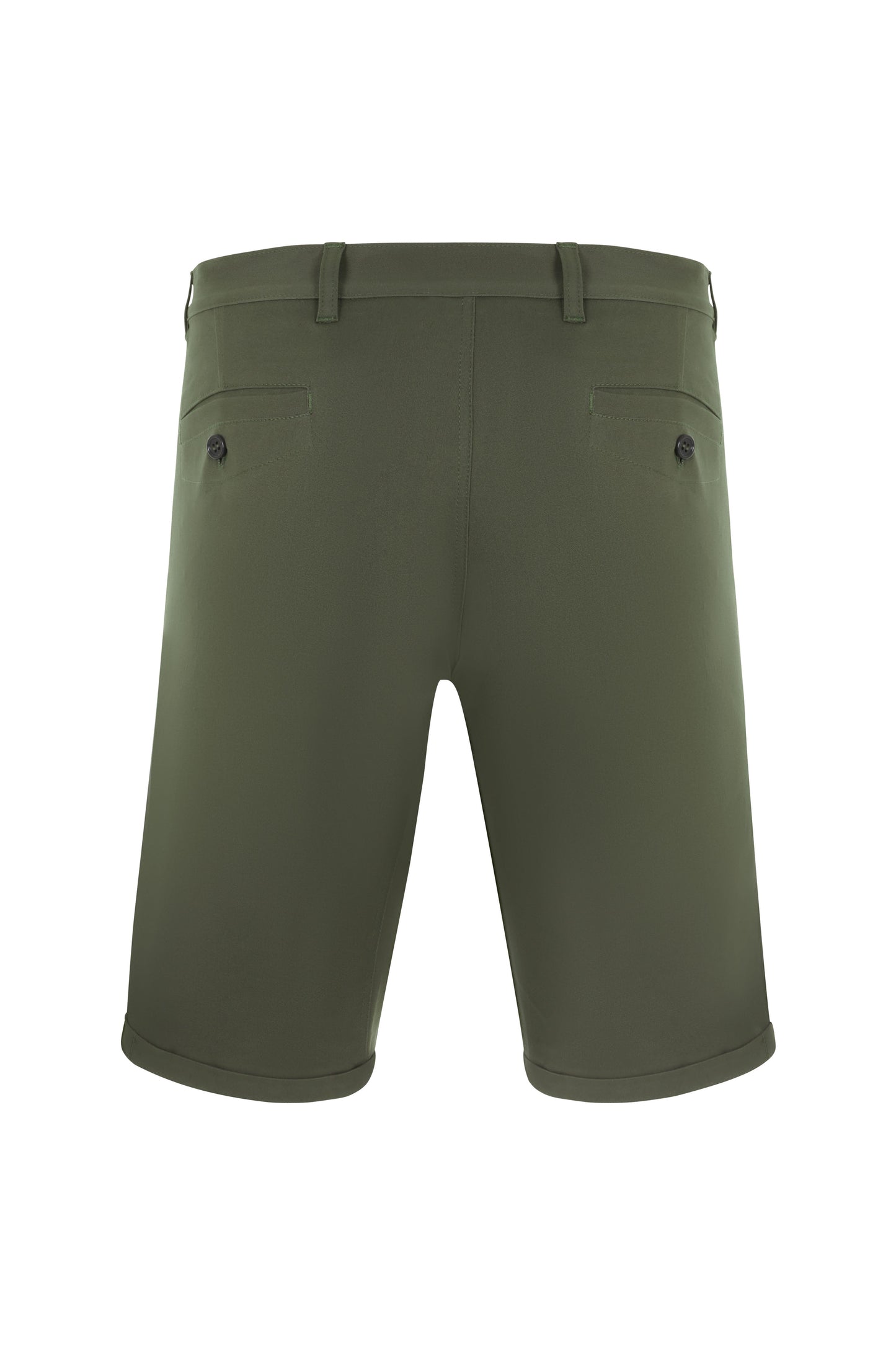 Pantaloni scurti chino stretch unisex Verde masliniu V403011S