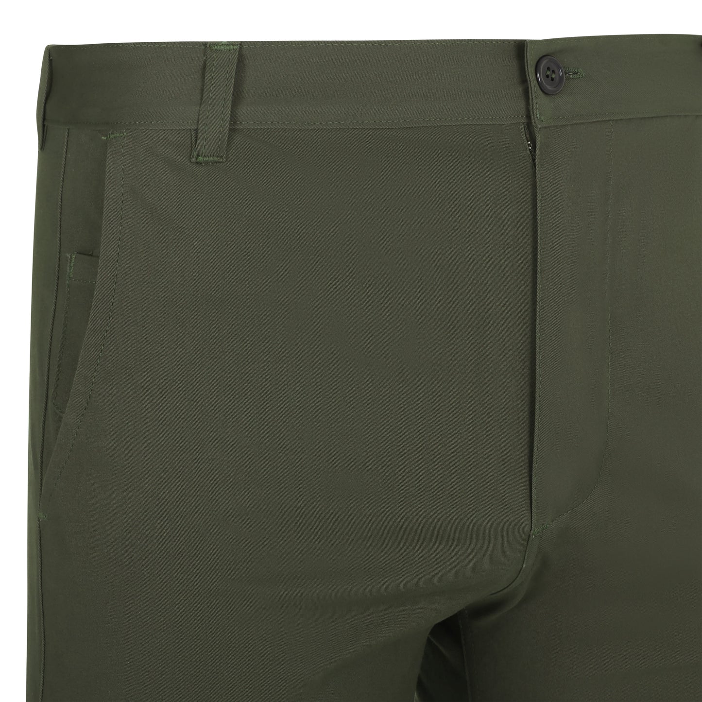 Pantaloni scurti chino stretch unisex Verde masliniu V403011S