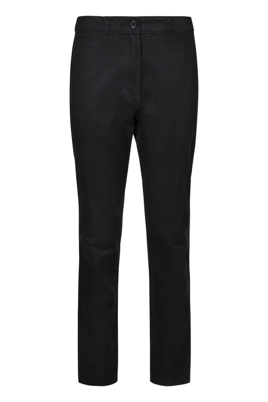 Pantaloni chino stretch 260g dama negru V403012S