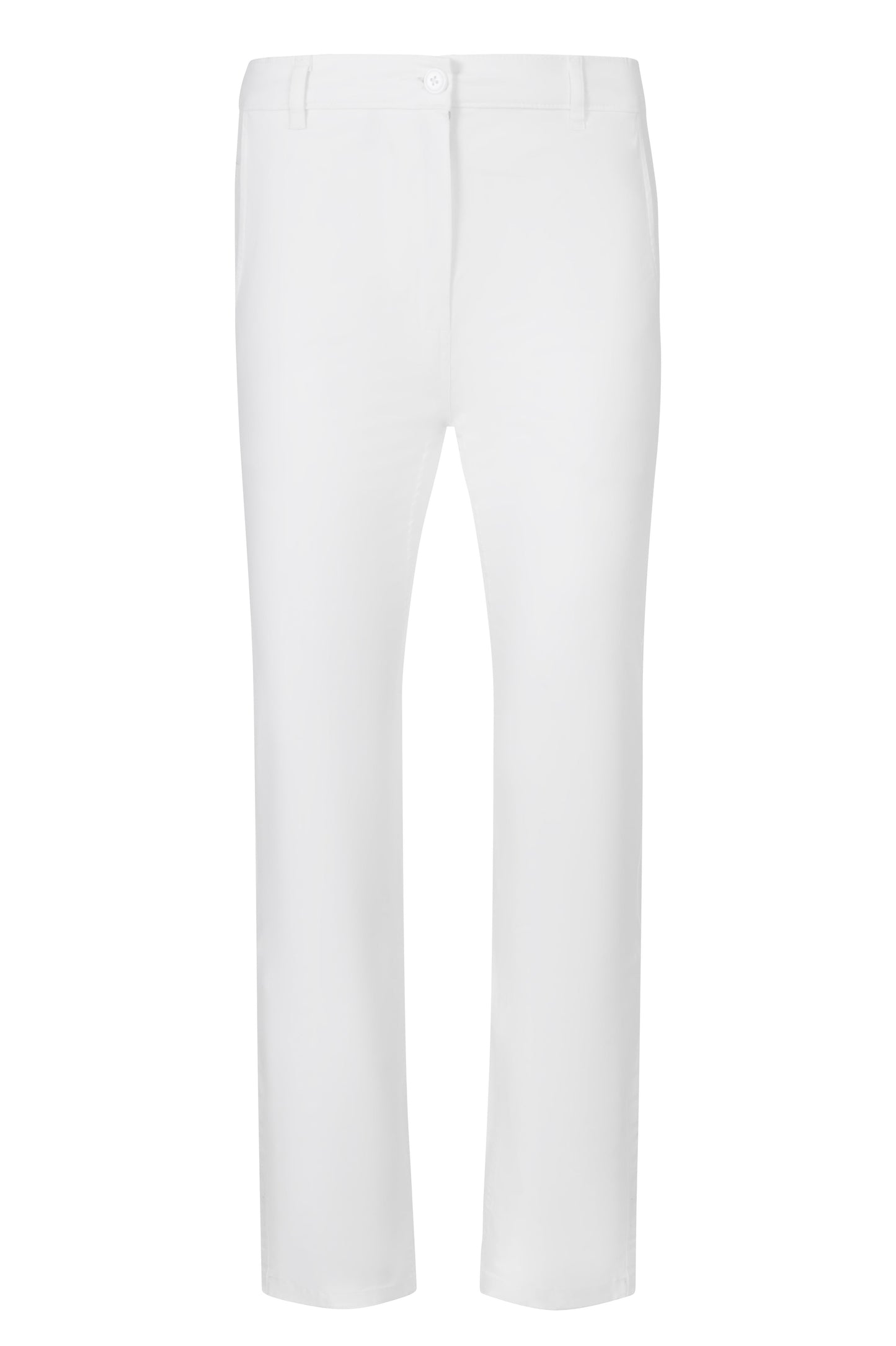 Pantaloni chino stretch dama Alb V403012S