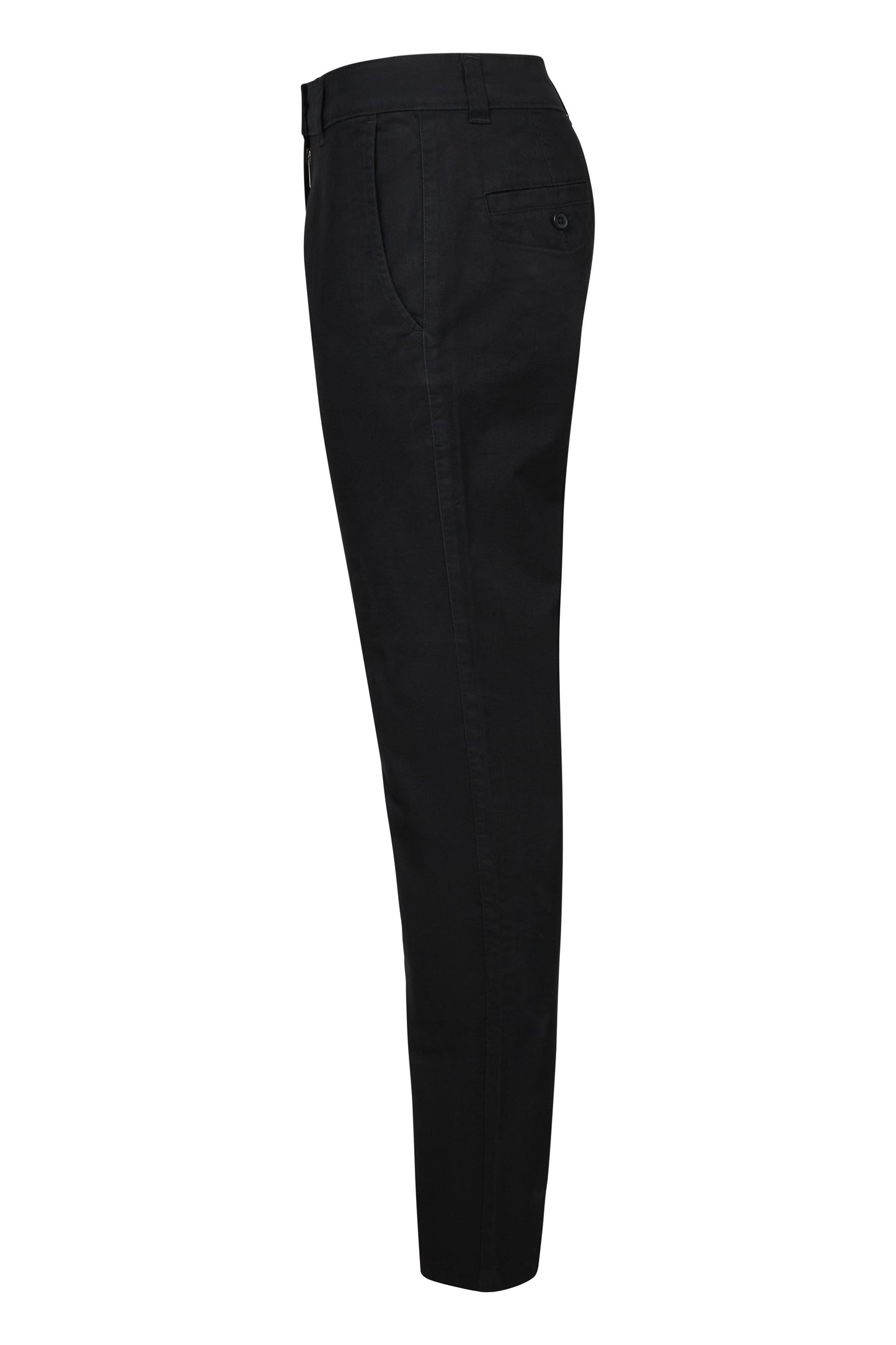 Pantaloni chino stretch 260g dama Negru V403012S