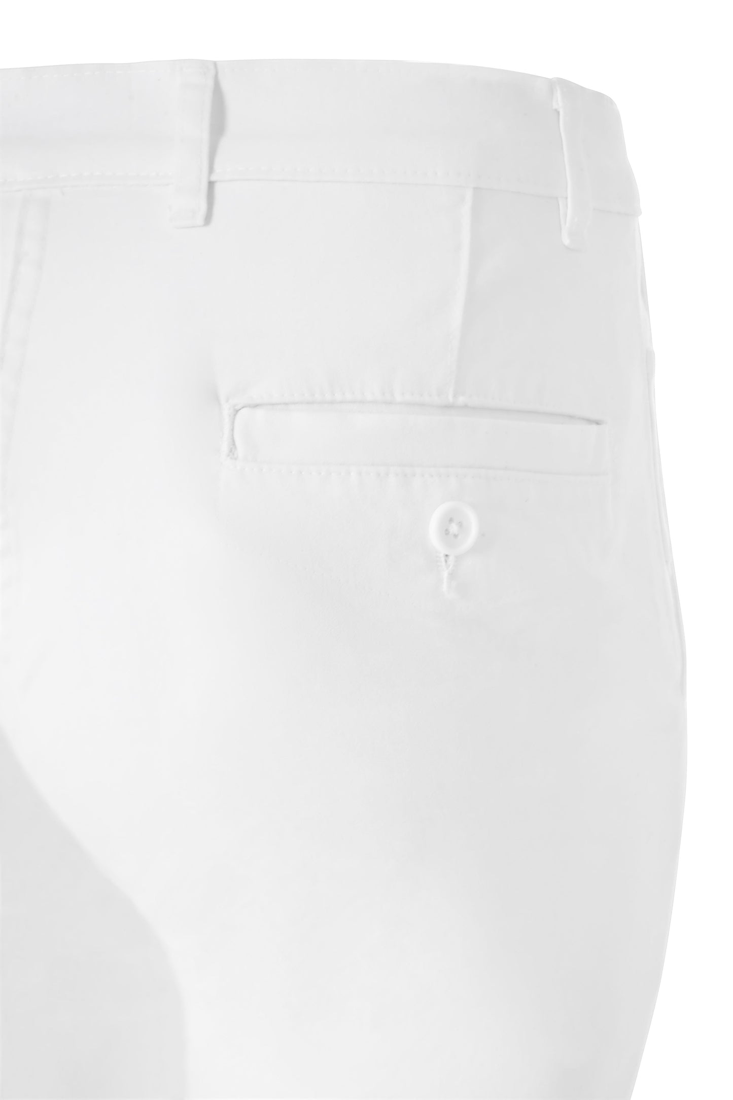 Pantaloni chino stretch dama Alb V403012S