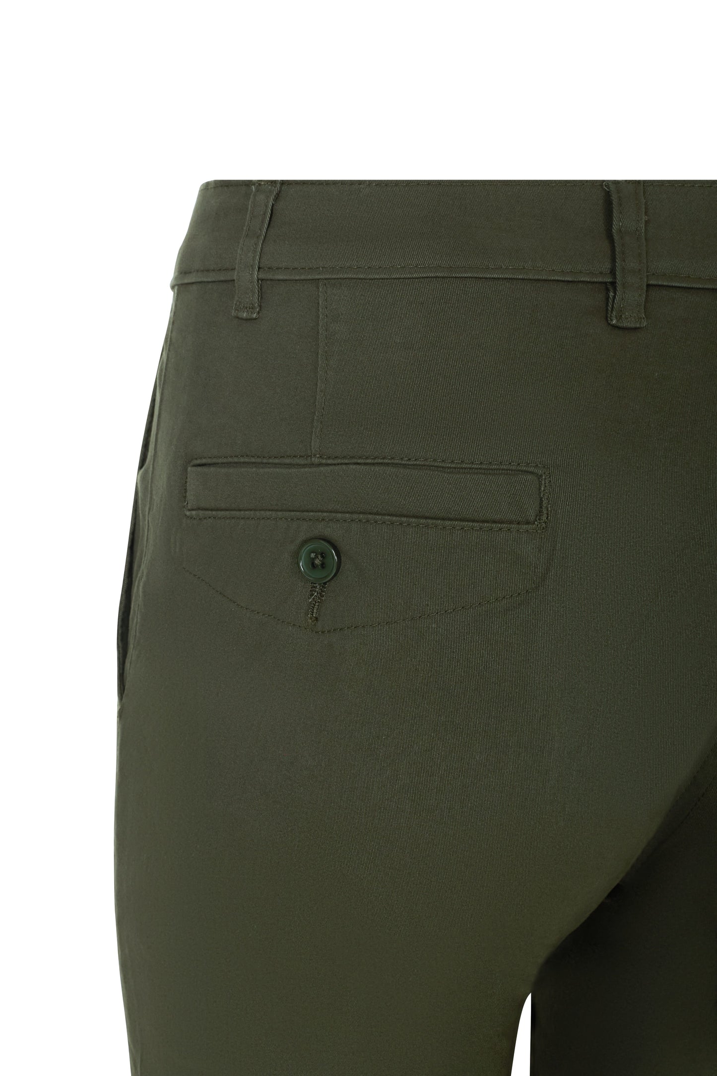 Pantaloni chino stretch dama Verde masliniu V403012S