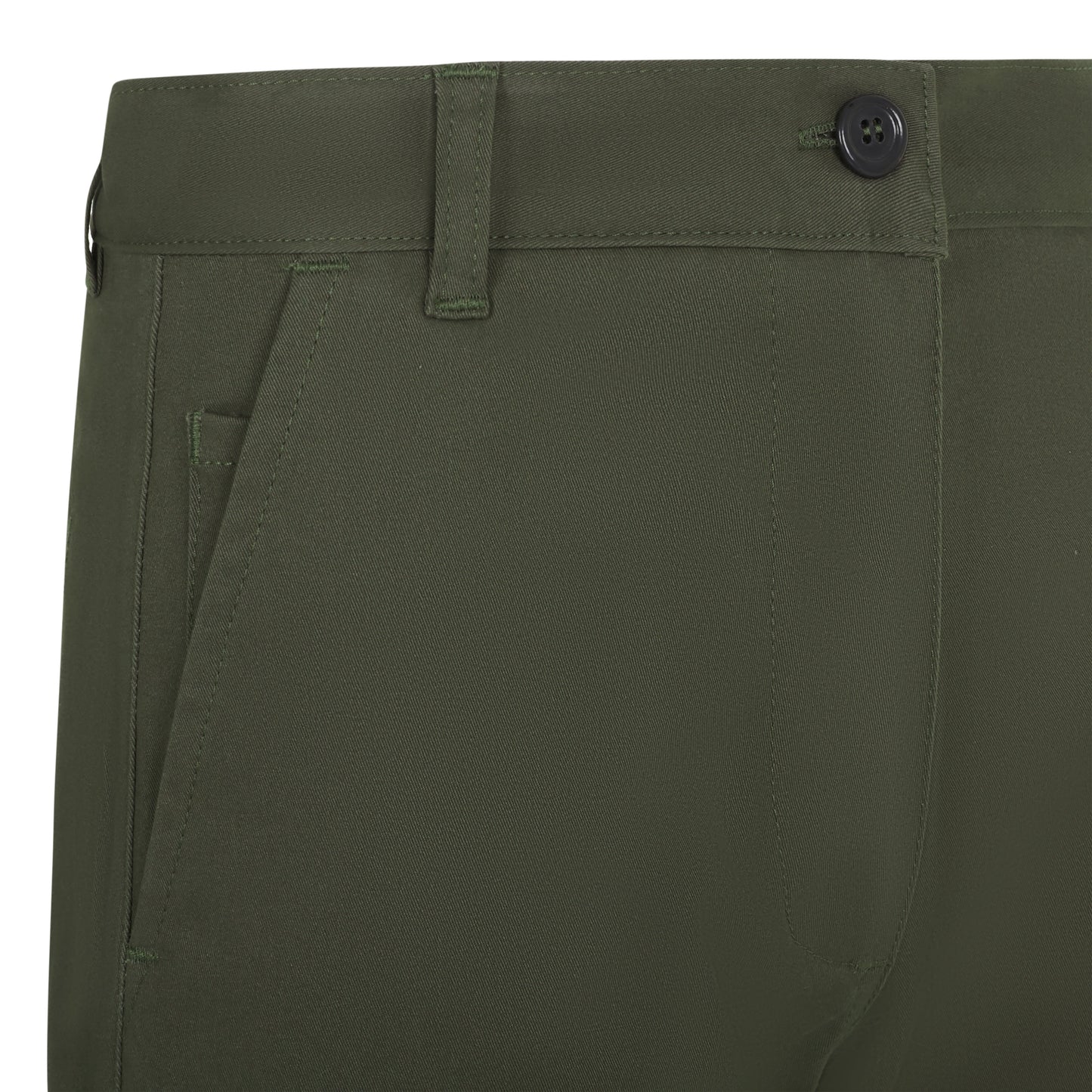 Pantaloni chino stretch dama verde masliniu V403013S