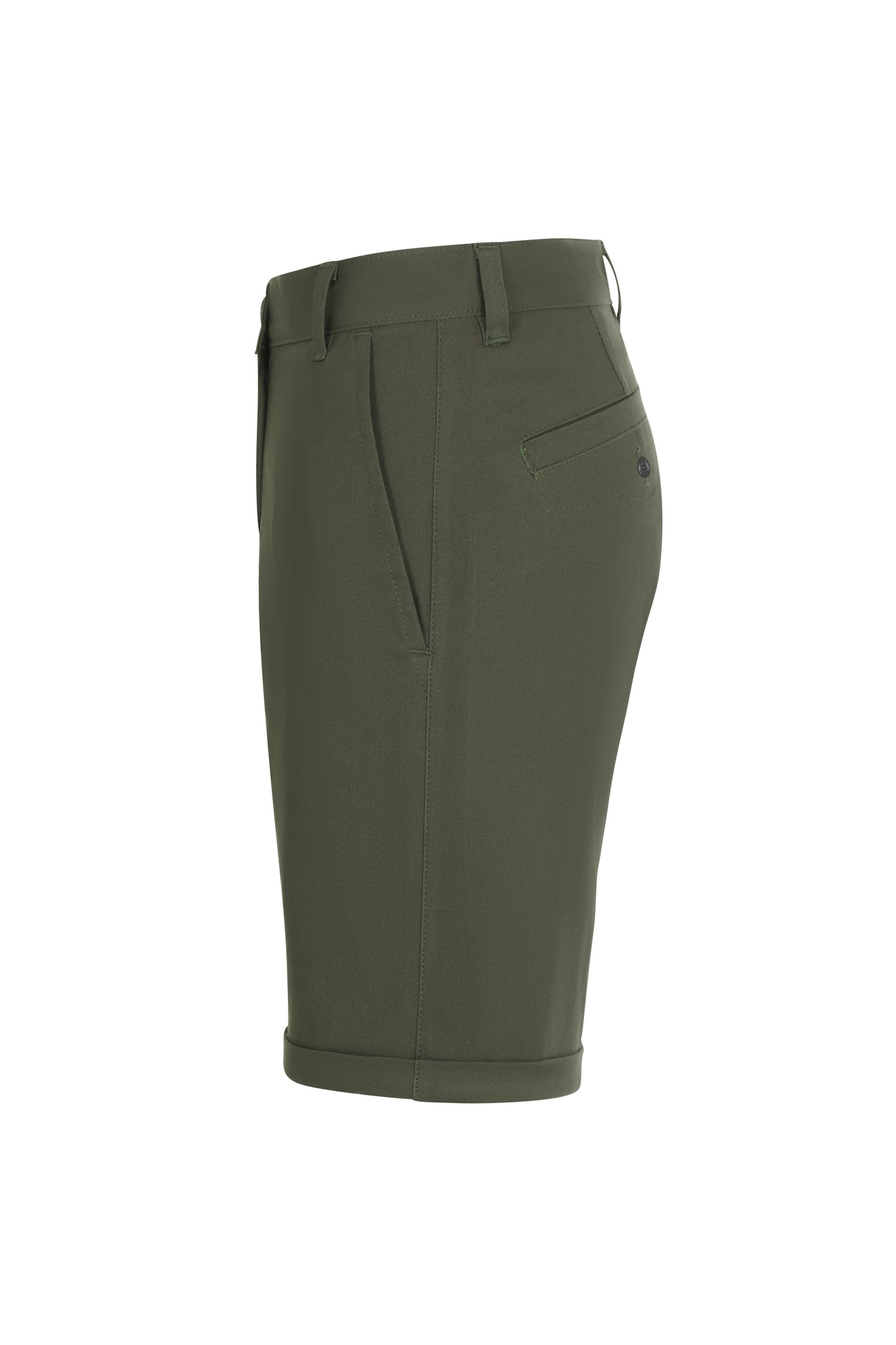 Pantaloni chino stretch dama verde masliniu V403013S