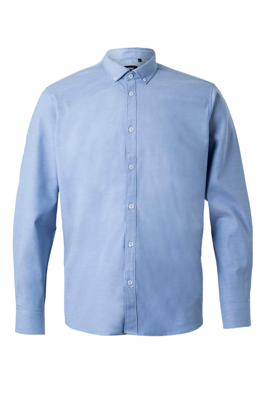 Camasa oxford stretch 180g maneca lunga barbat albastru celest V405004S