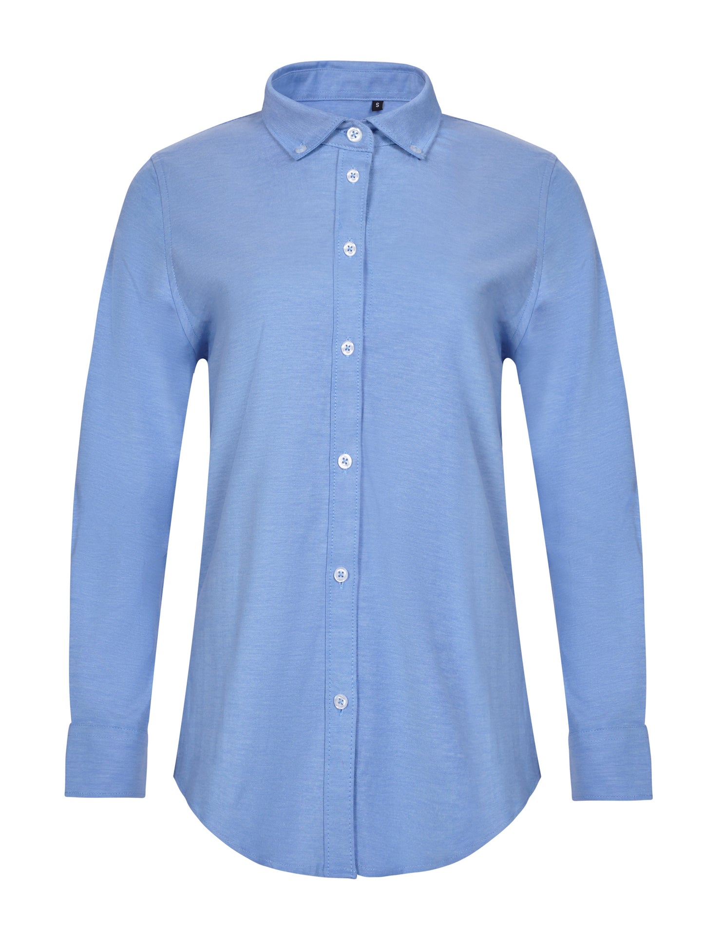 Camasa oxford stretch 180g maneca lunga dama albastru celest V405005S