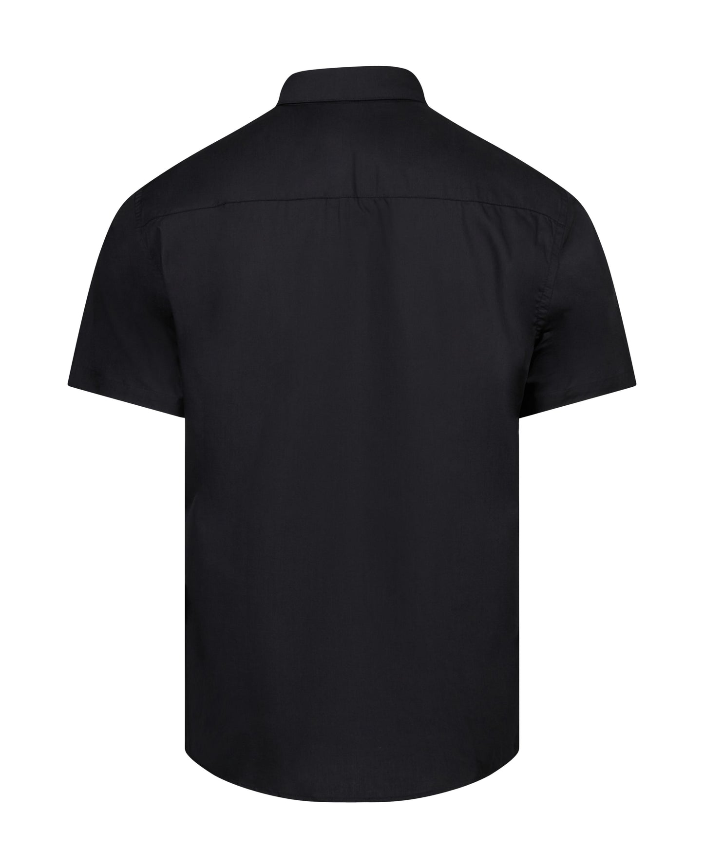 Camasa poplin 115g maneca scurta barbat negru V405008