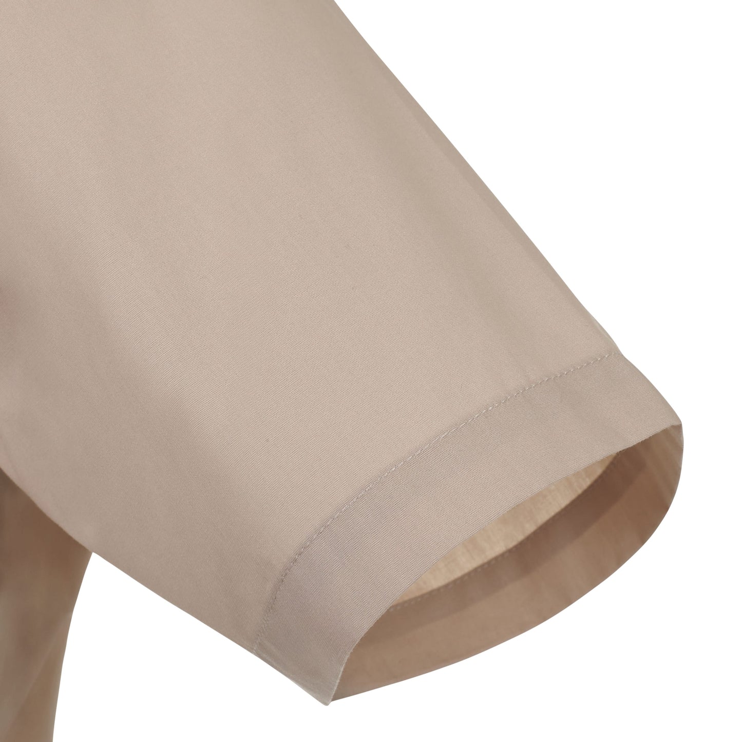 Camasa barbati maneca scurta poplin Bej deschis V405008