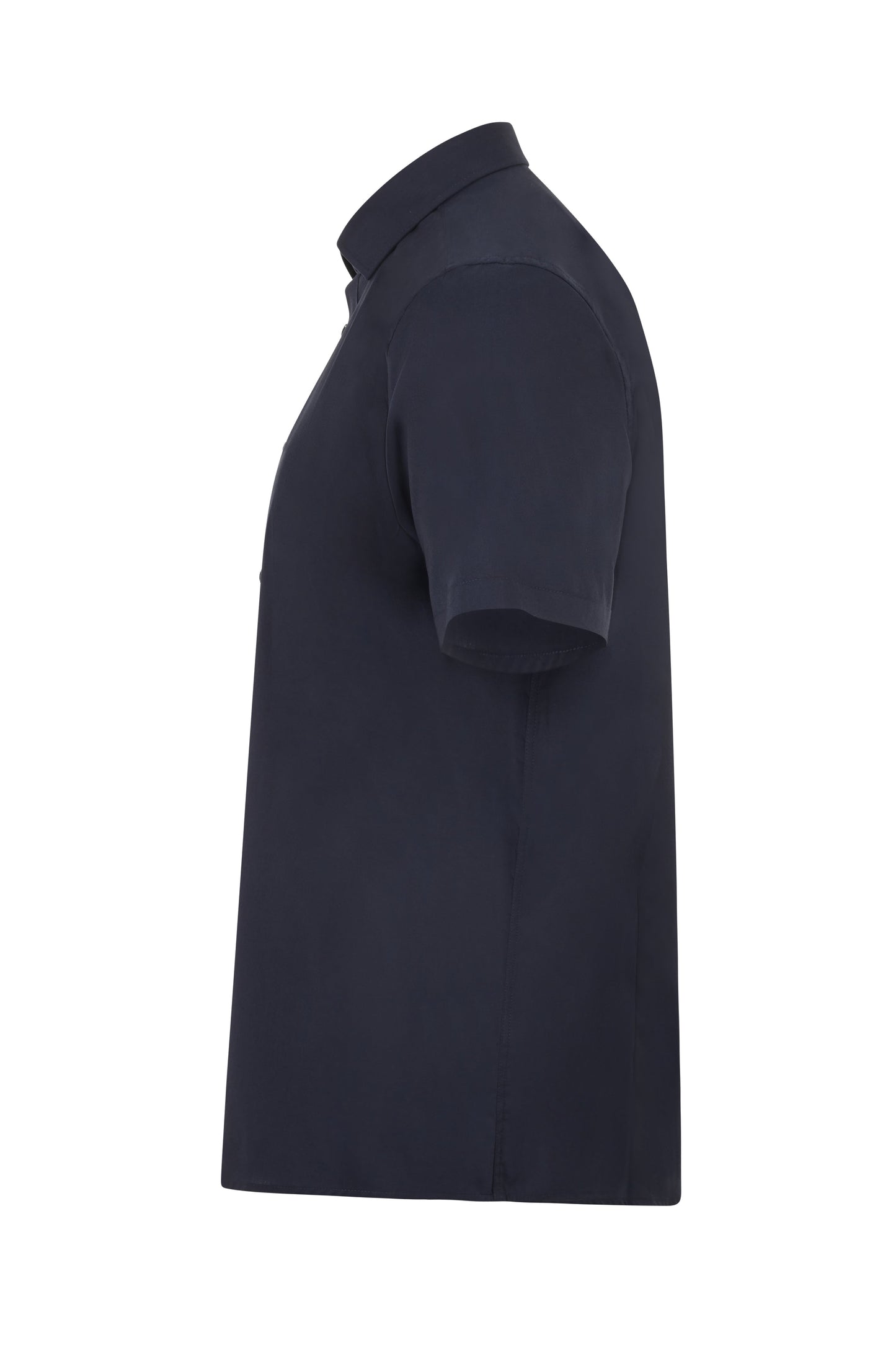 Camasa stretch de barbat cu maneca scurta albastru marin V405016S