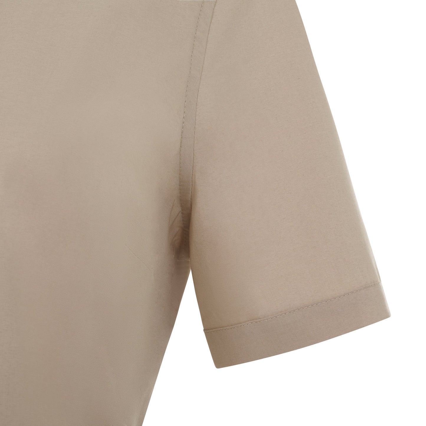 Camasa stretch de dama cu maneca scurta bej deschis V405018S