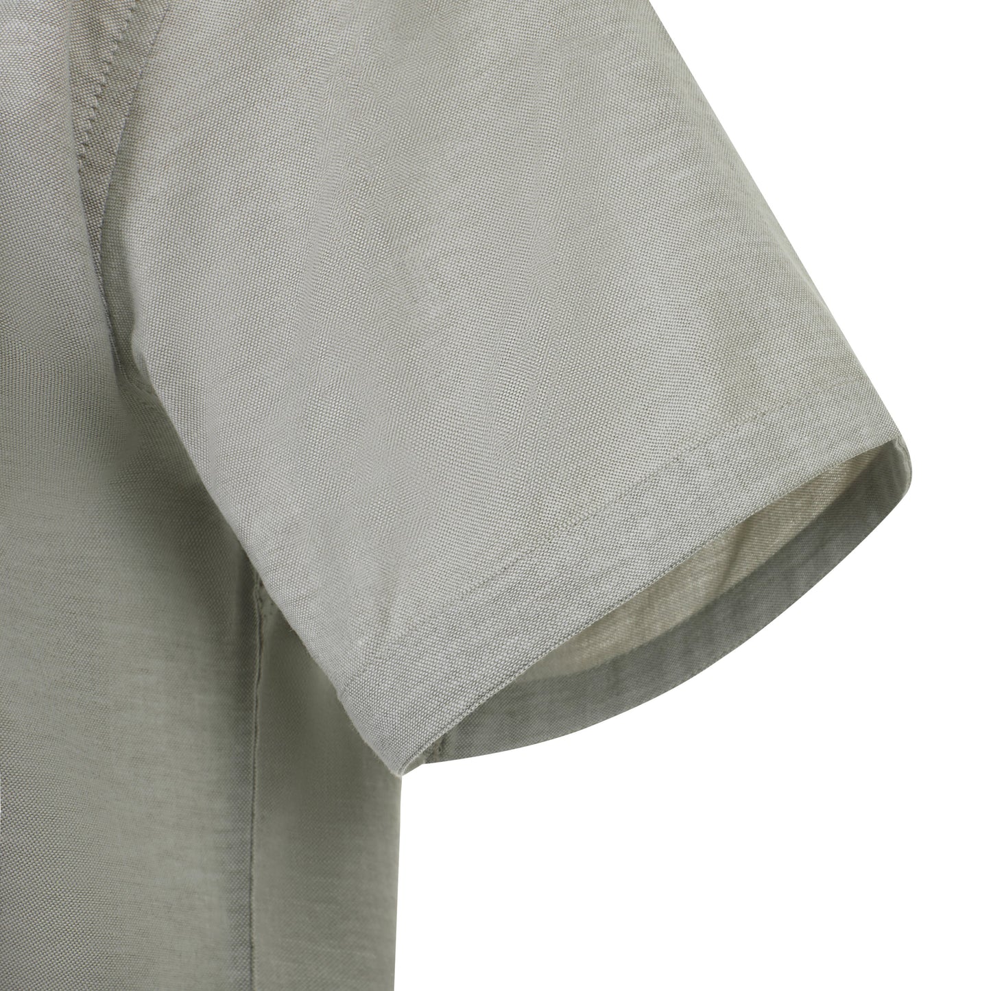 Camasa oxford de barbat cu maneca scurta verde masliniu deschis V405024S