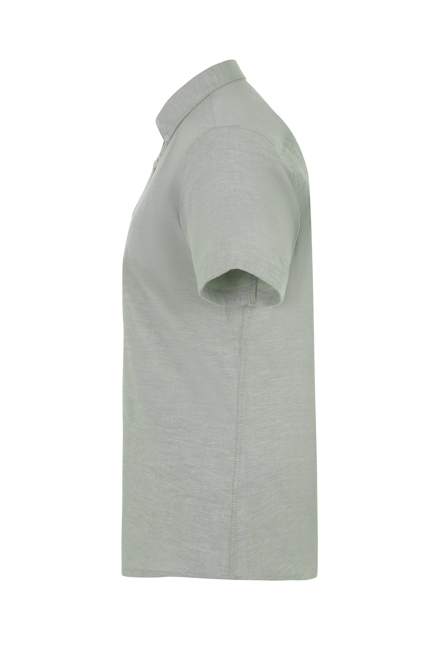 Camasa oxford de barbat cu maneca scurta verde masliniu deschis V405024S