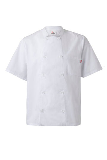 Tunica bucatar poplin 110g maneca scurta alb V405201