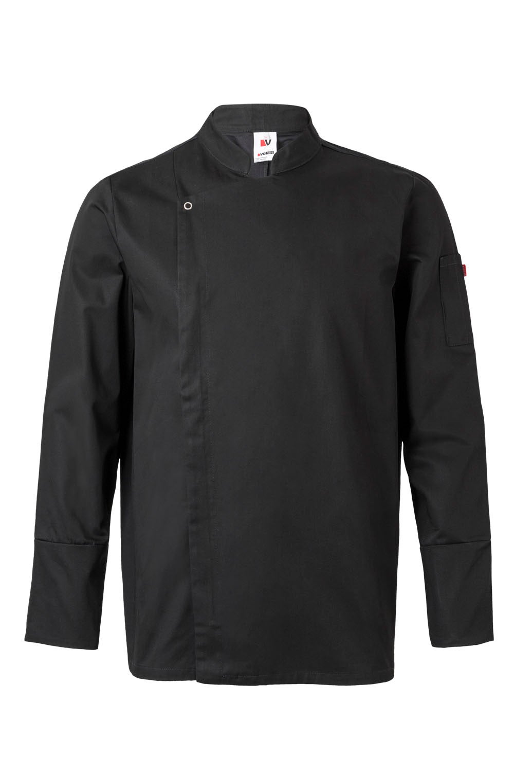 Tunica bucatar bumbac 180g maneca lunga negru V405204