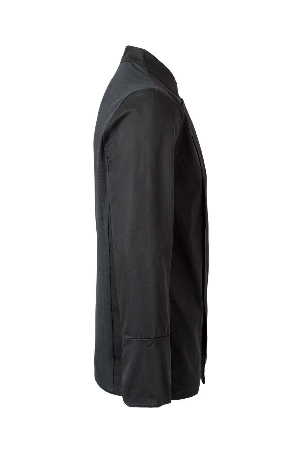 Tunica bucatar bumbac 180g maneca lunga negru V405204