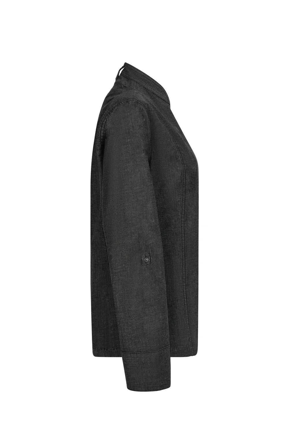 Tunica bucatar dama maneca lunga bumbac/elastan 180g gri inchis denim V405212SW