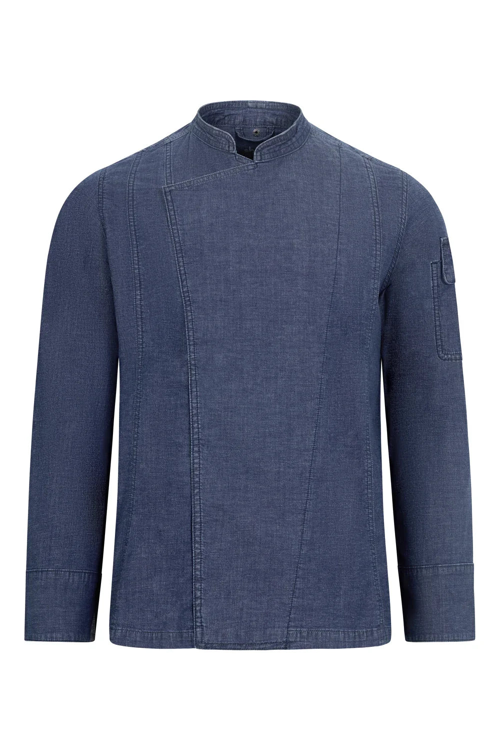 Tunica bucatar maneca lunga bumbac/elastan 180g albastru denim V405212S
