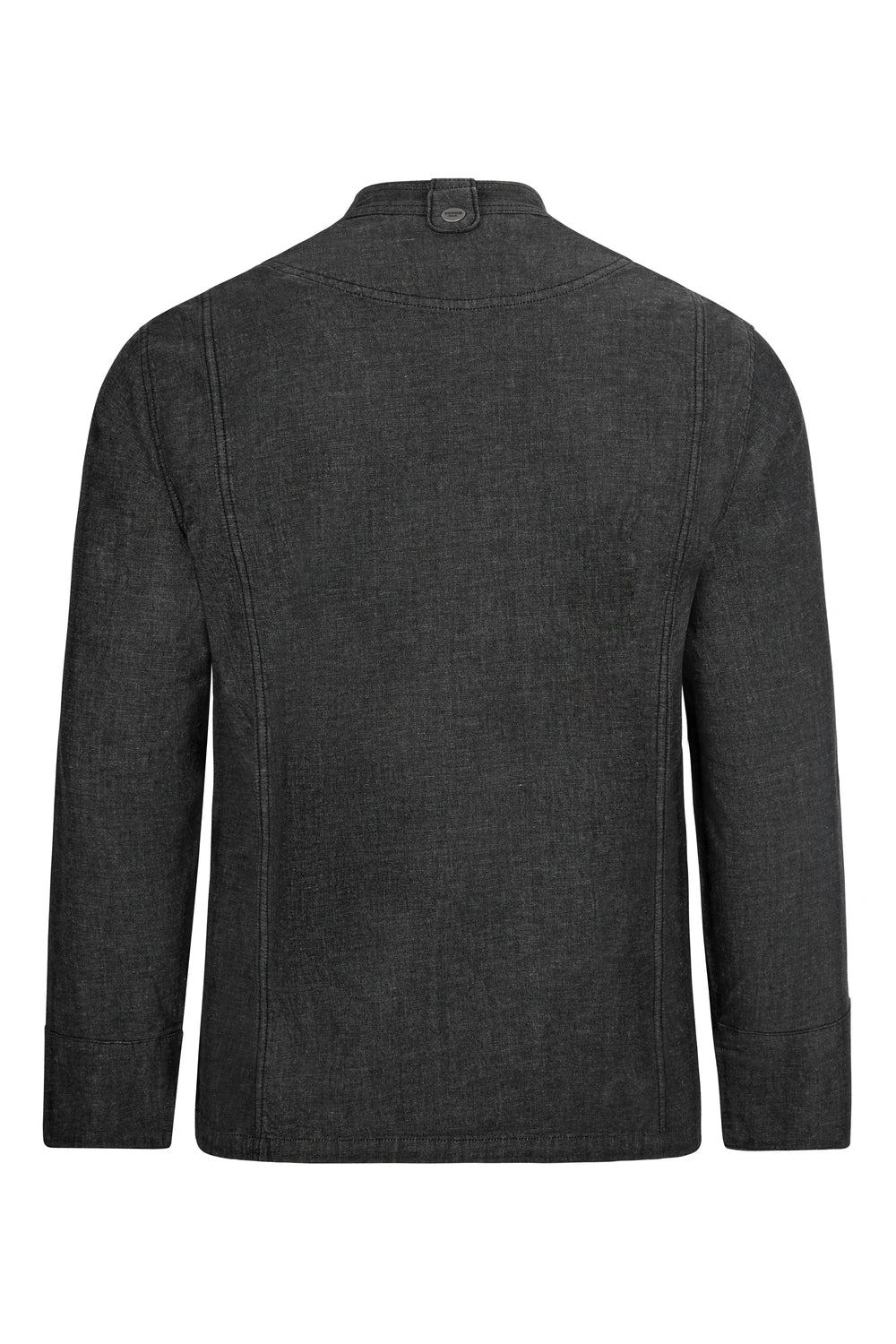 Tunica bucatar maneca lunga bumbac/elastan 180g gri inchis denim V405212S