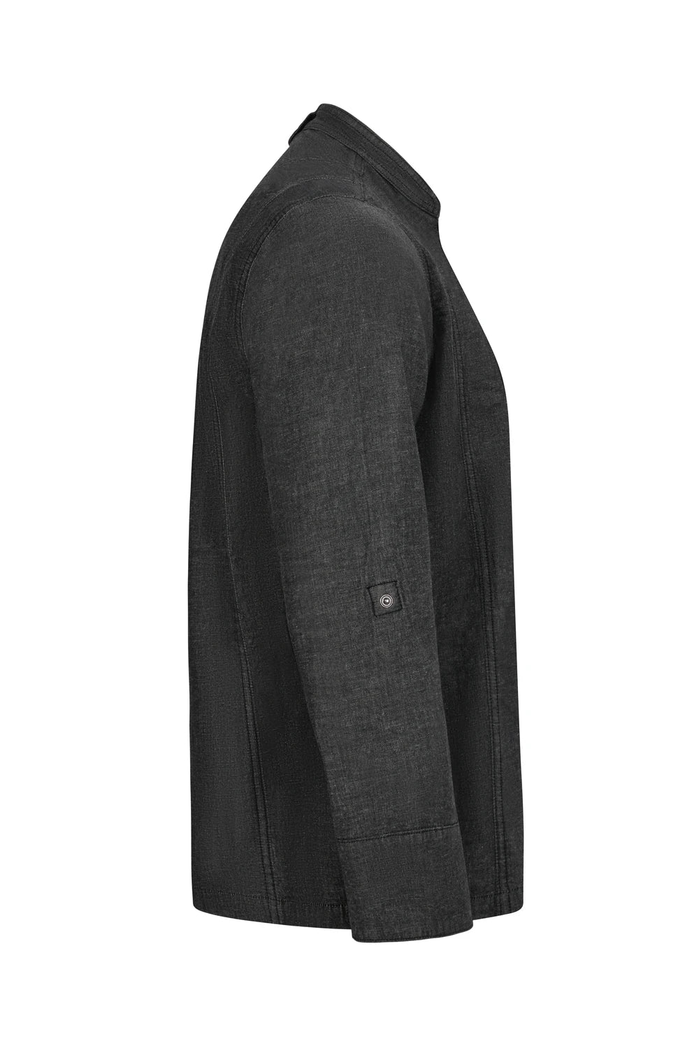 Tunica bucatar maneca lunga bumbac/elastan 180g gri inchis denim V405212S