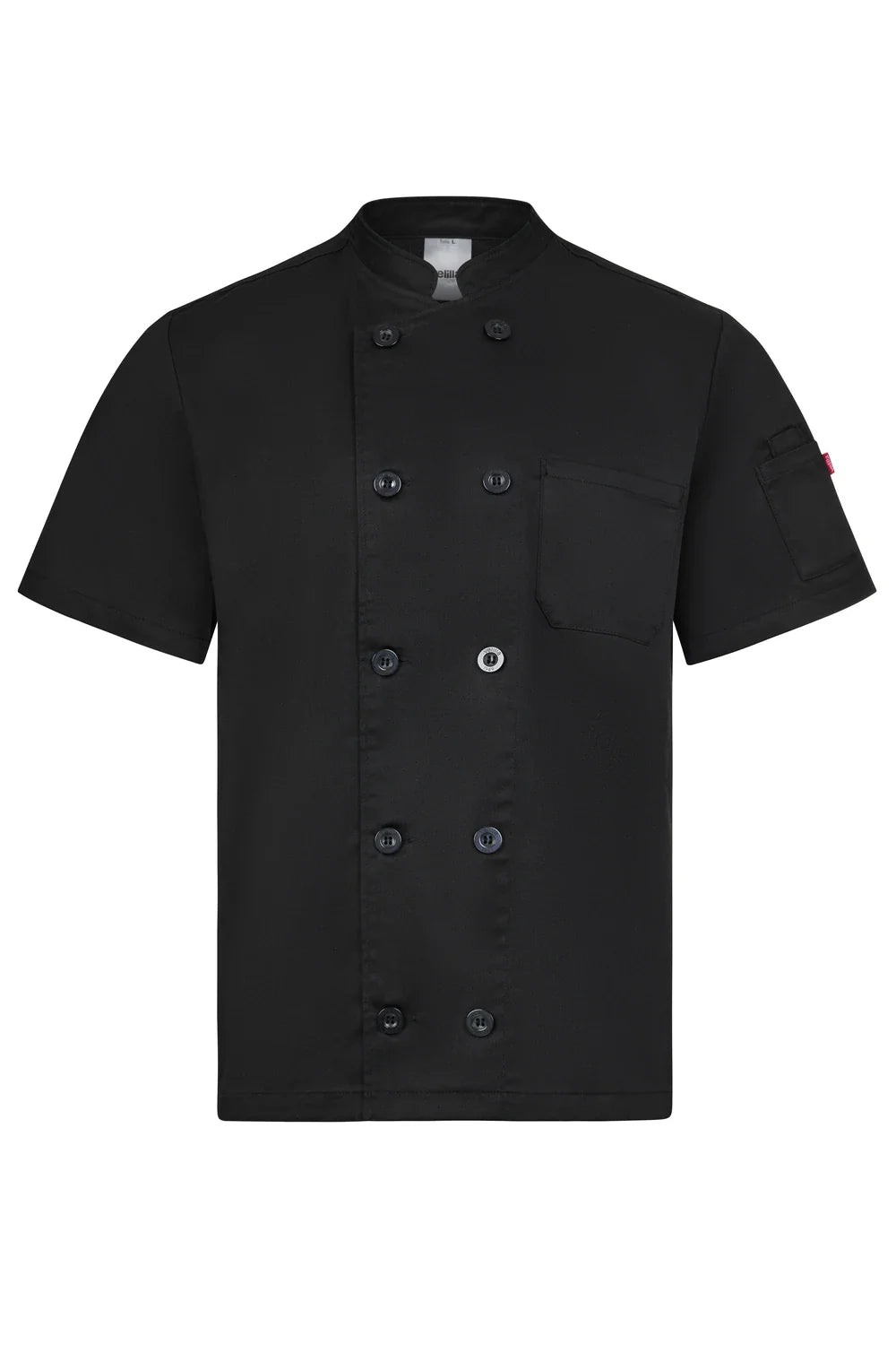 Tunica bucatar maneca scurta tercot 190g negru V405222