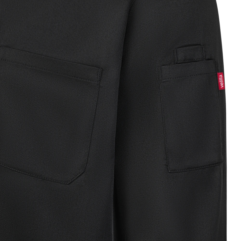 Tunica bucatar maneca lunga tercot 190g negru V405224