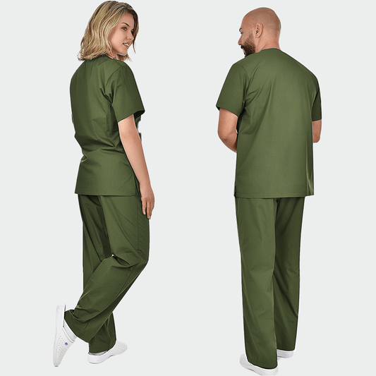 Costum medical tercot 110g olive unisex Cesare
