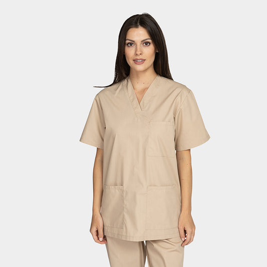 Costum medical tercot 110g latte unisex Cesare
